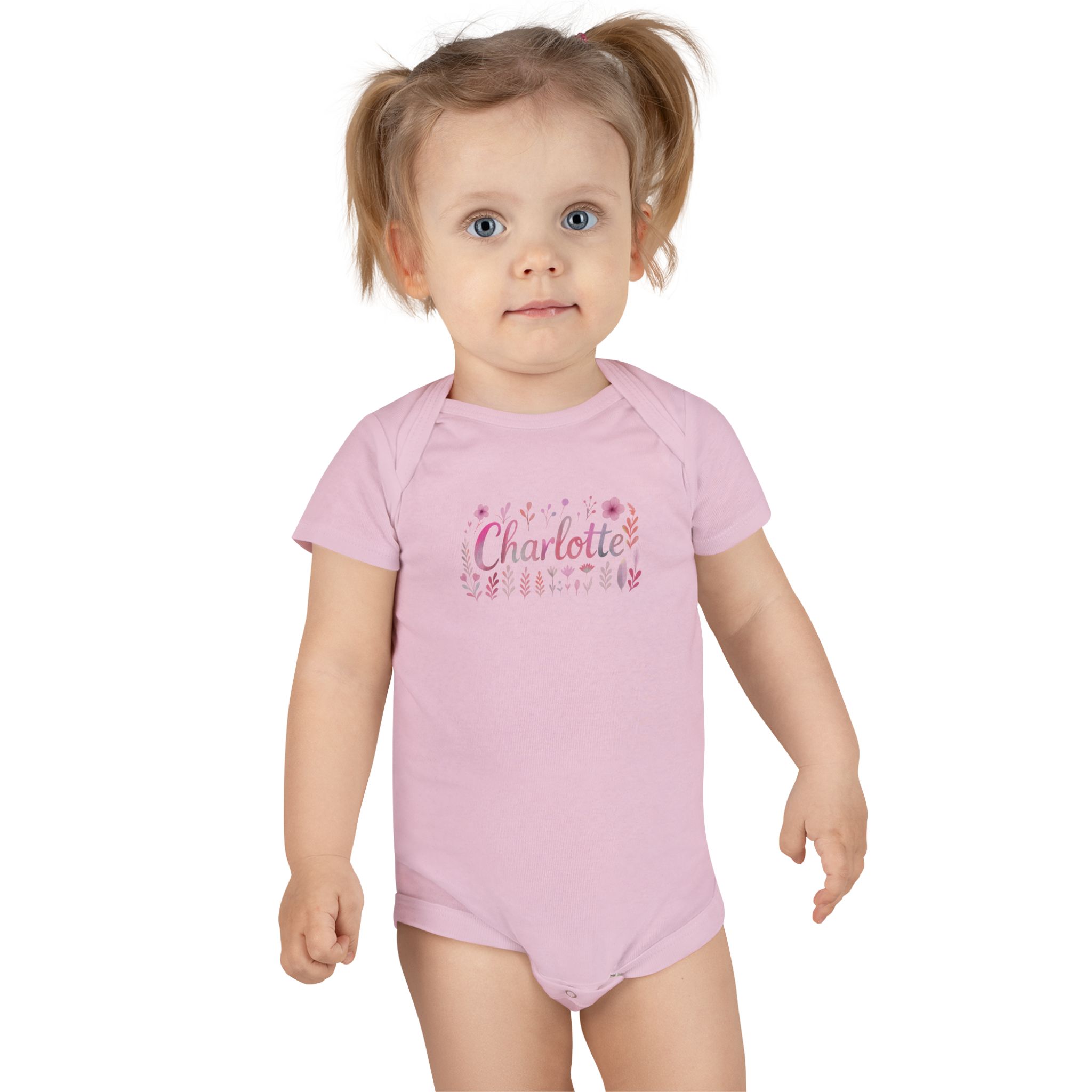 Charlotte Art Short Sleeve Onesie®