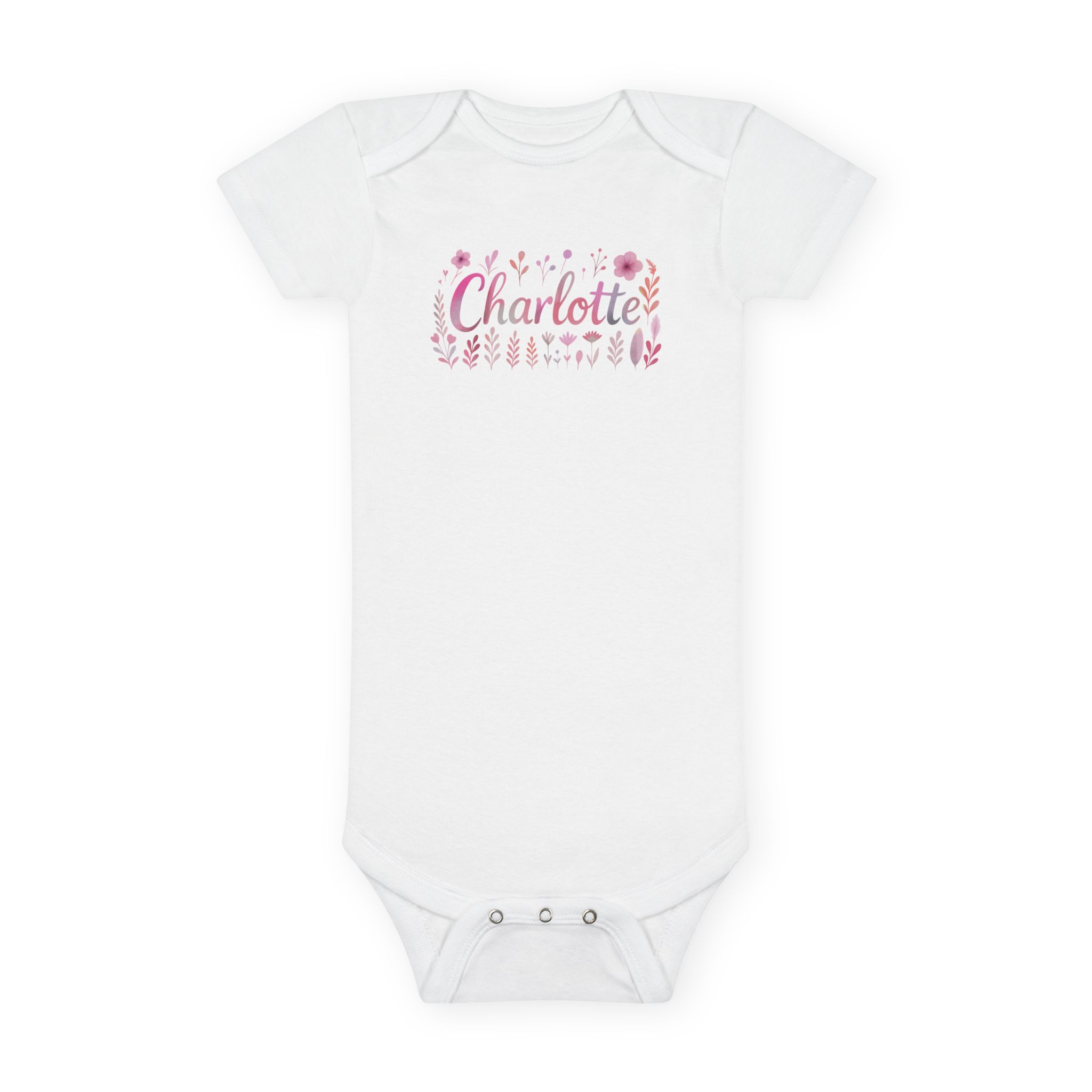 Charlotte Art Short Sleeve Onesie®