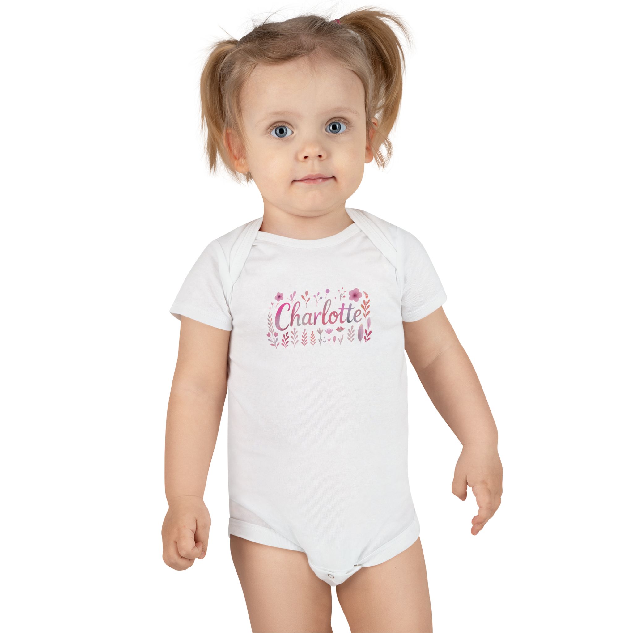 Charlotte Art Short Sleeve Onesie®