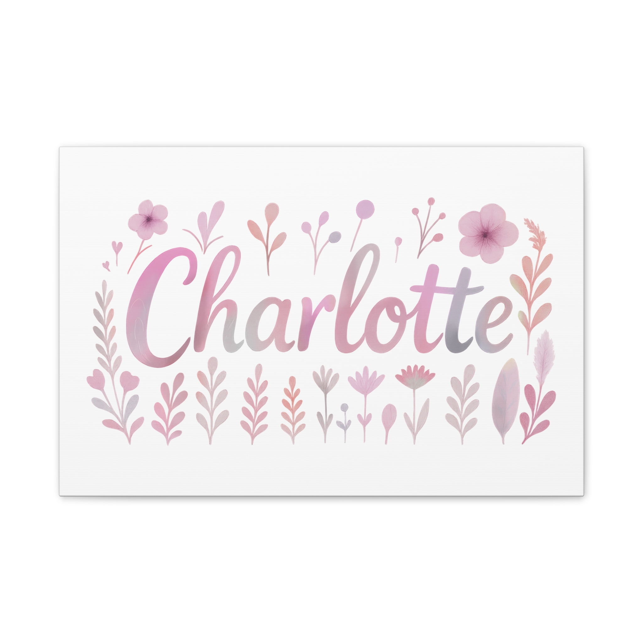 Charlotte Art Canvas, 0.75″