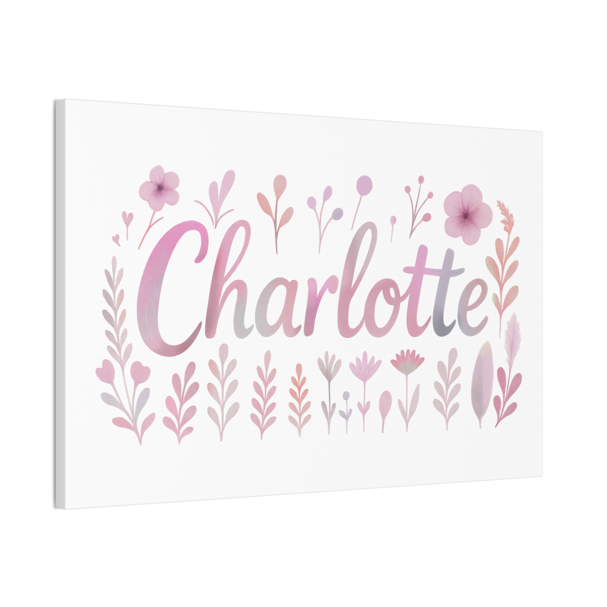 Charlotte Art Canvas, 0.75″
