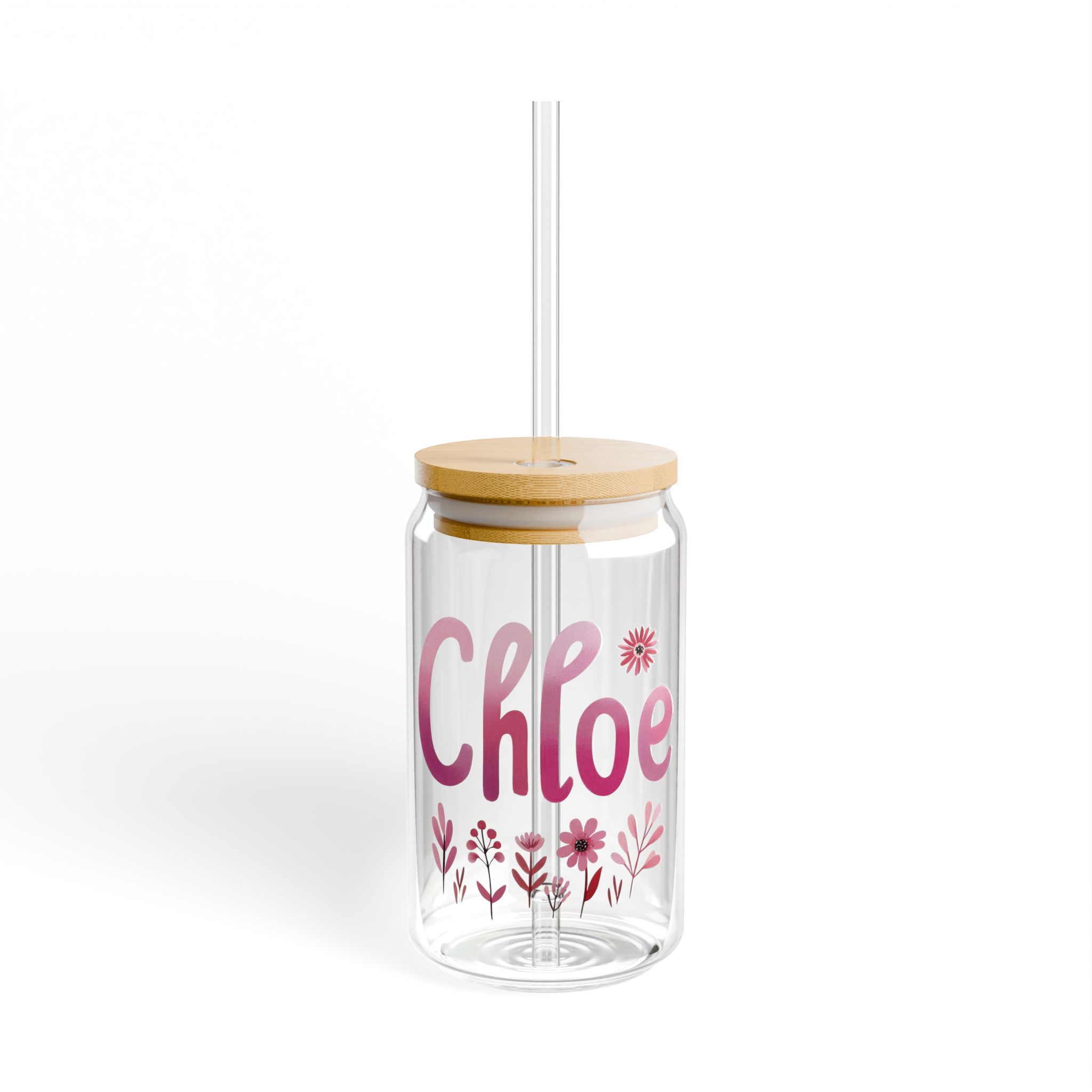 Chloe Art Glass Bamboo Tumbler