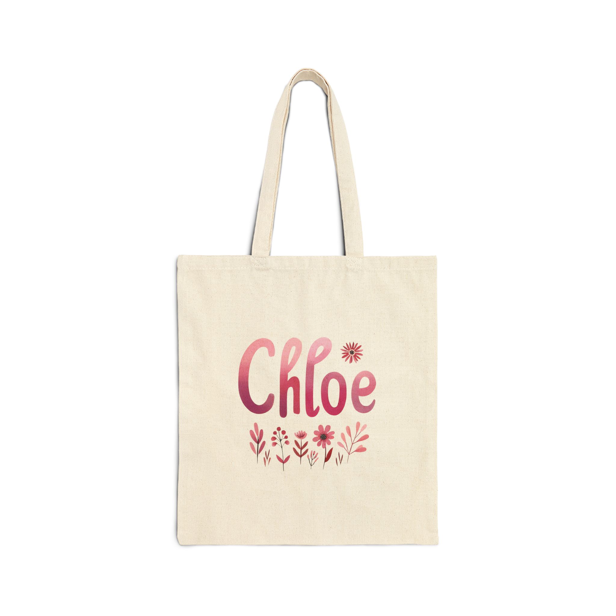 Chloe Art Canvas Tote Bag