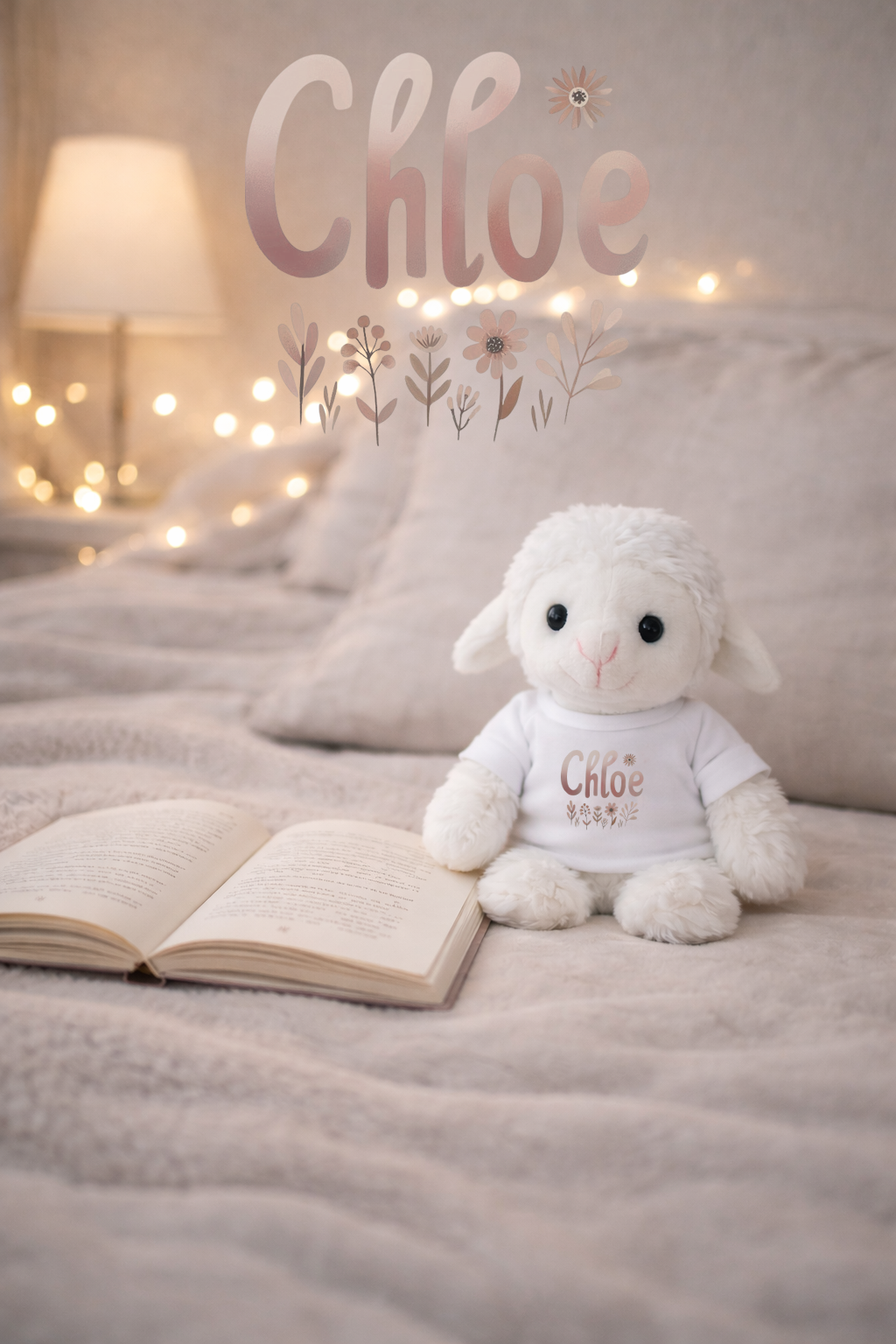 Chloe Petal & Linen Petite Plushy