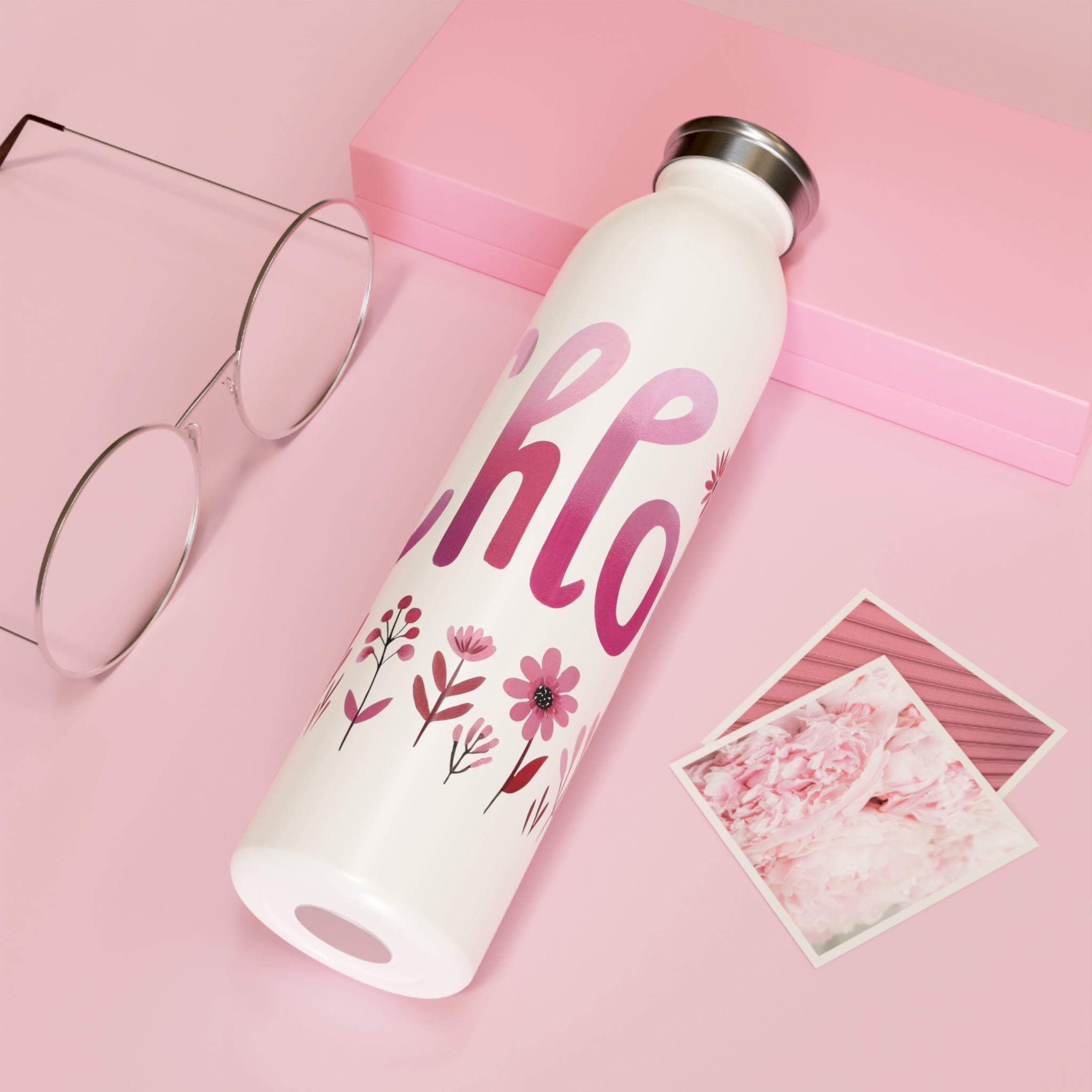 Chloe Stainless Steel Slim Water Bottle