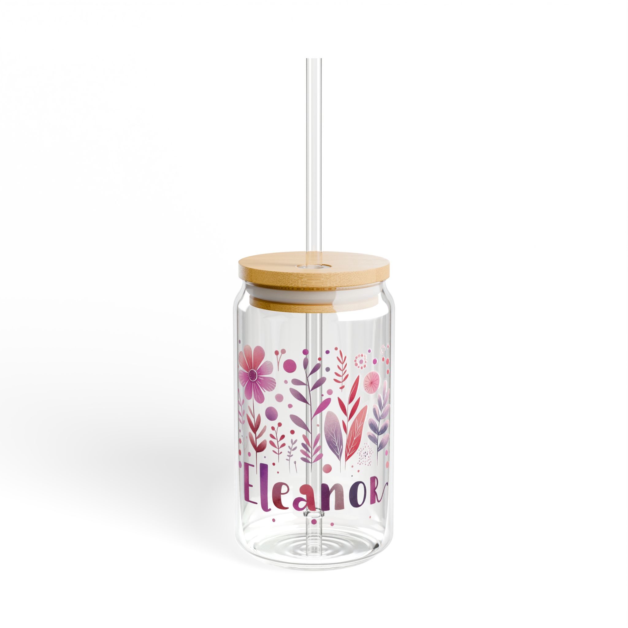 Eleanor Art Glass Bamboo Tumbler