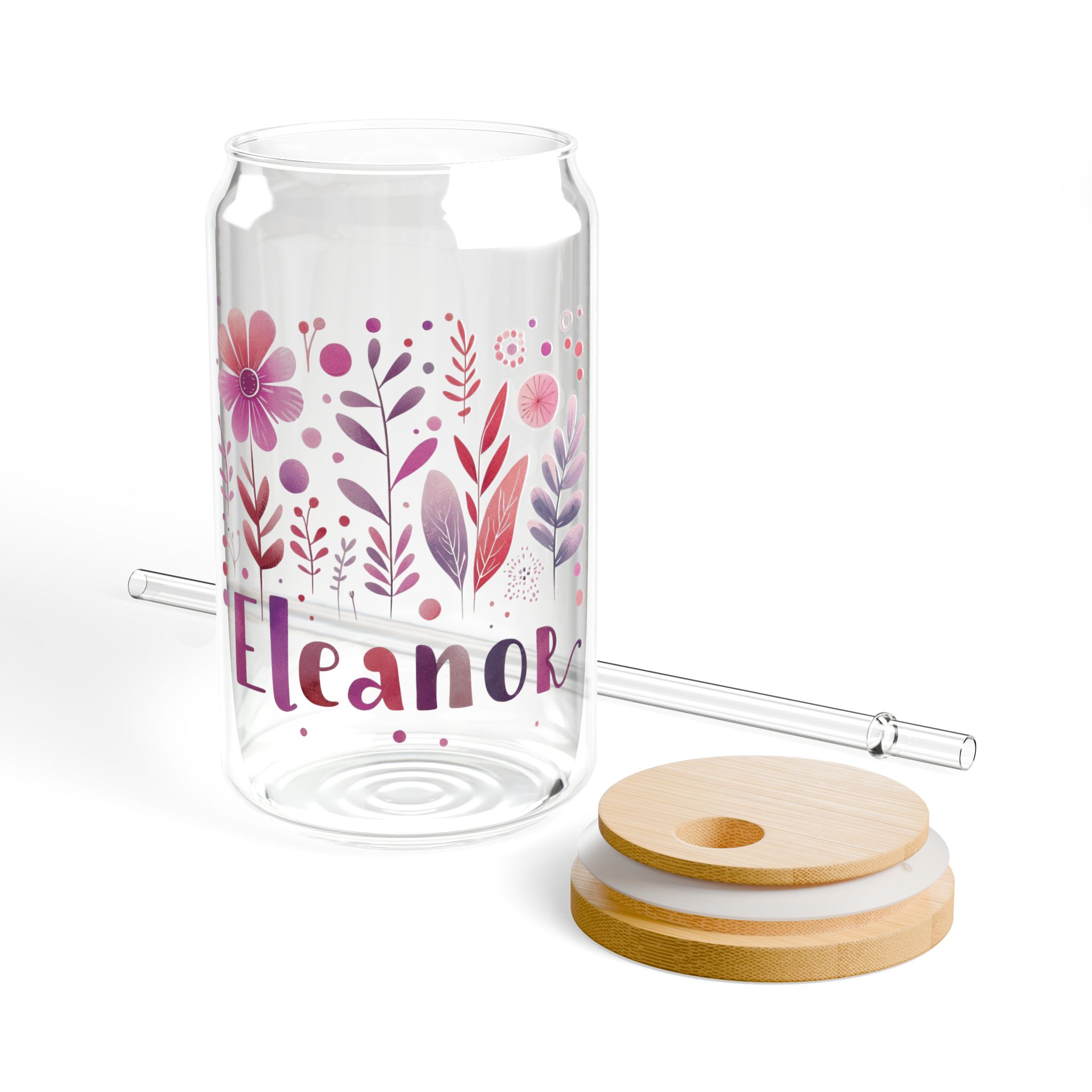 Eleanor Art Glass Bamboo Tumbler
