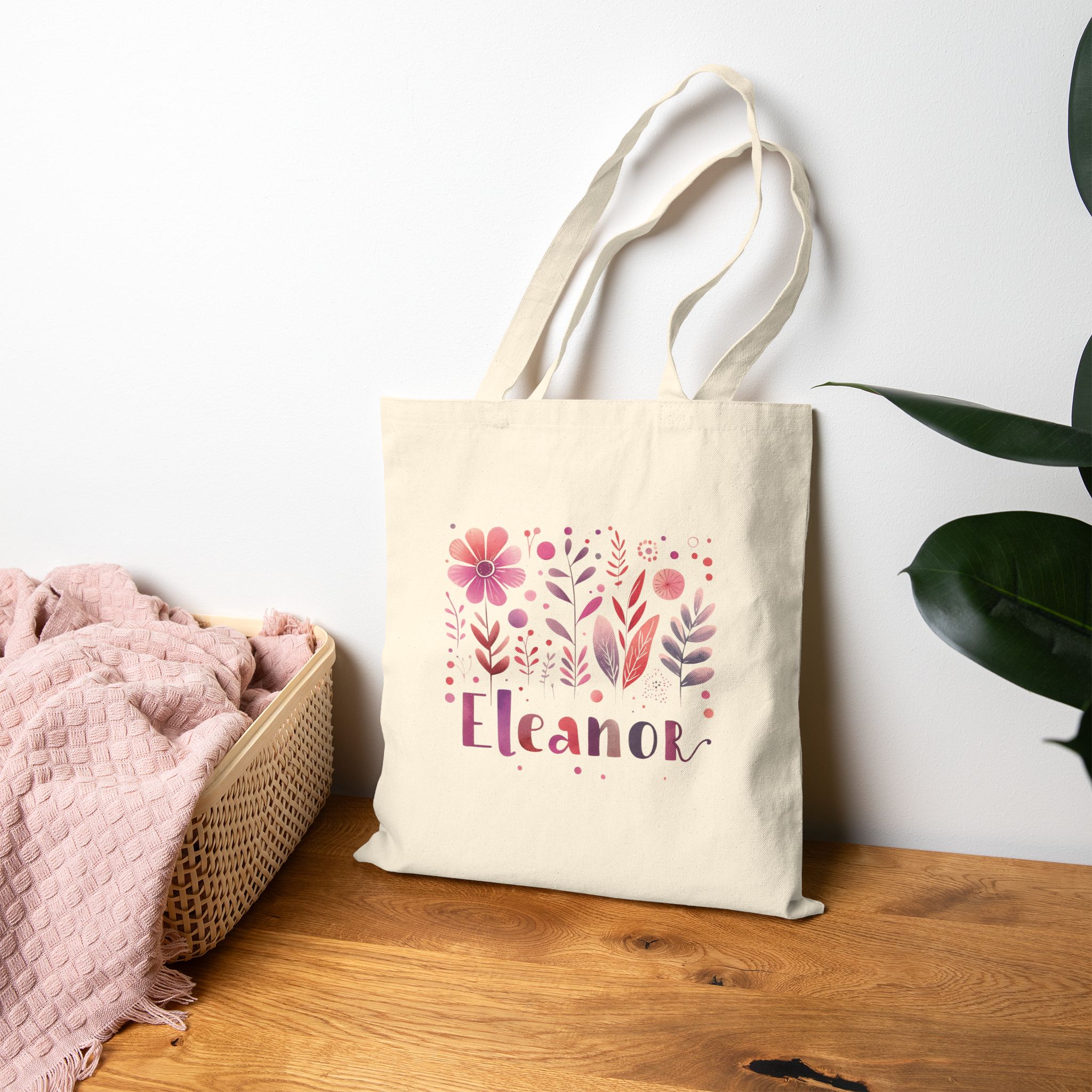Eleanor Art Canvas Tote Bag