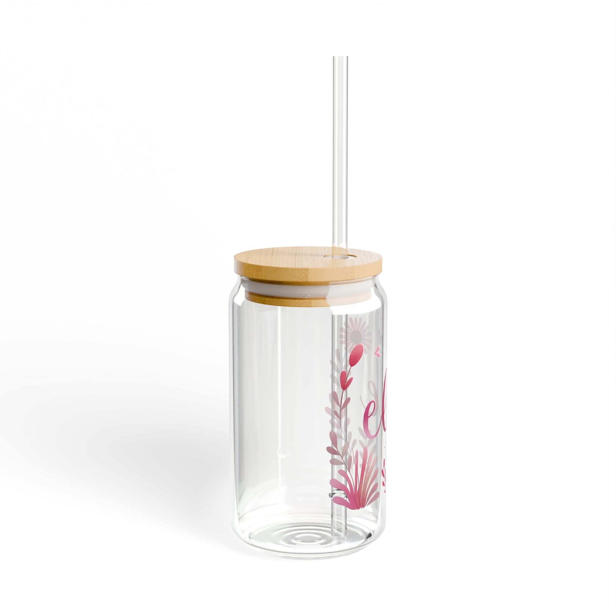 Ellie Art Glass Bamboo Tumbler