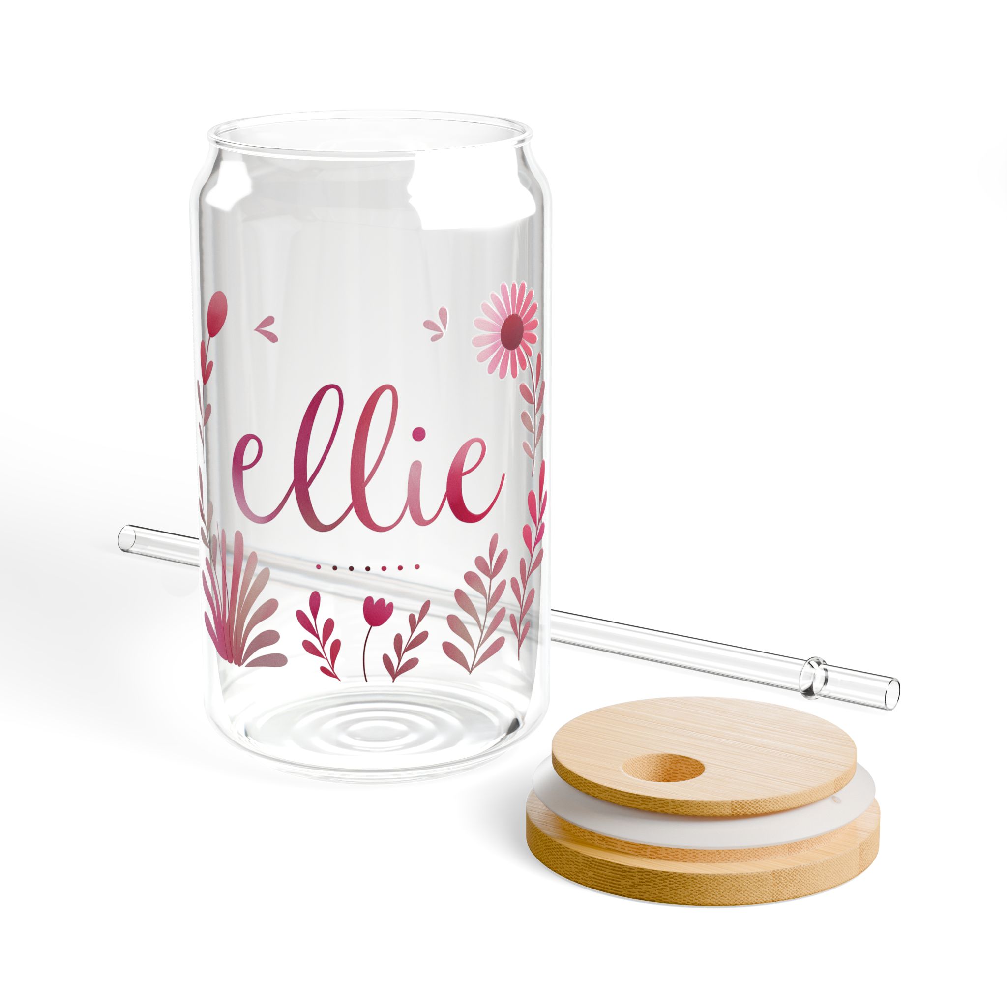 Ellie Art Glass Bamboo Tumbler