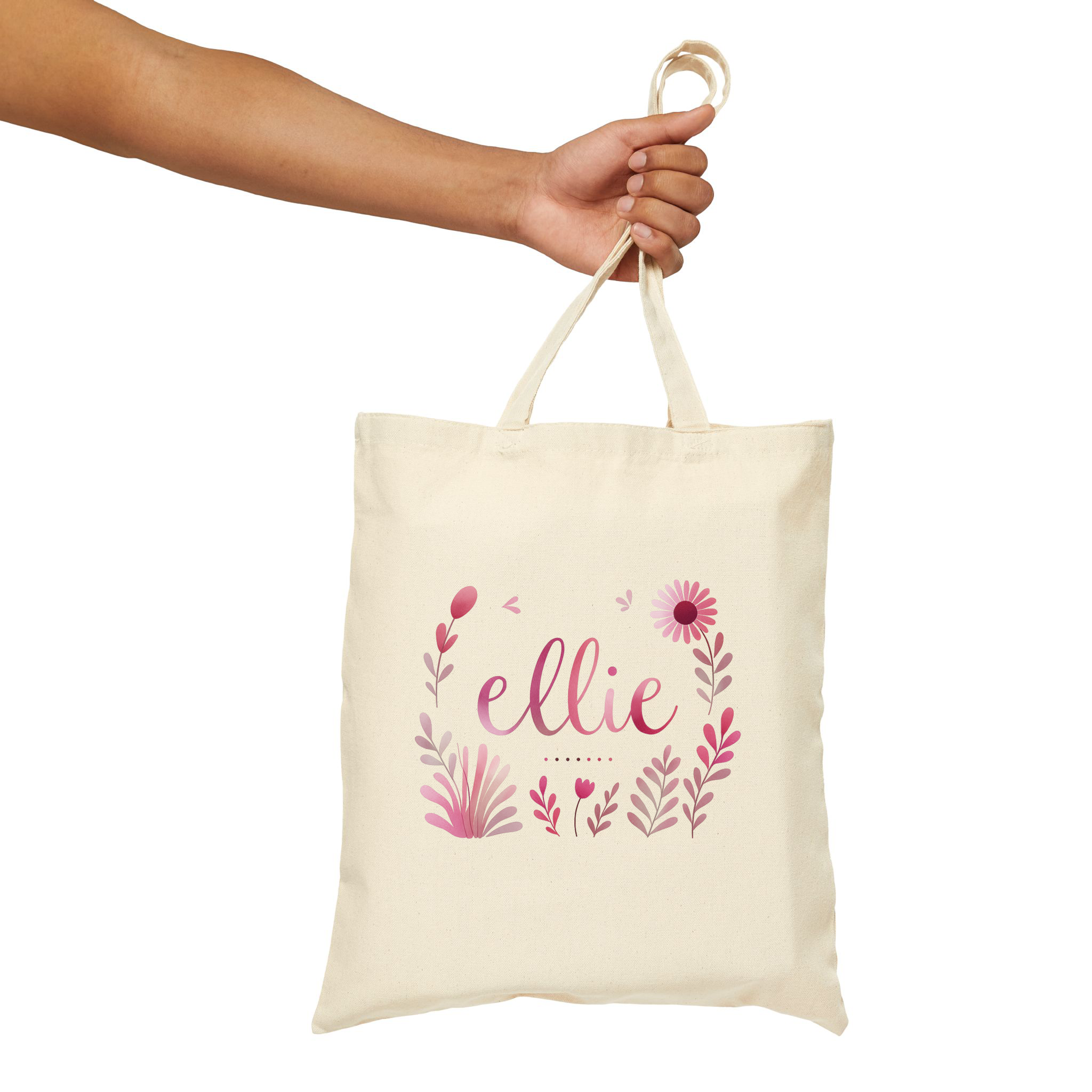 Ellie Art Canvas Tote Bag