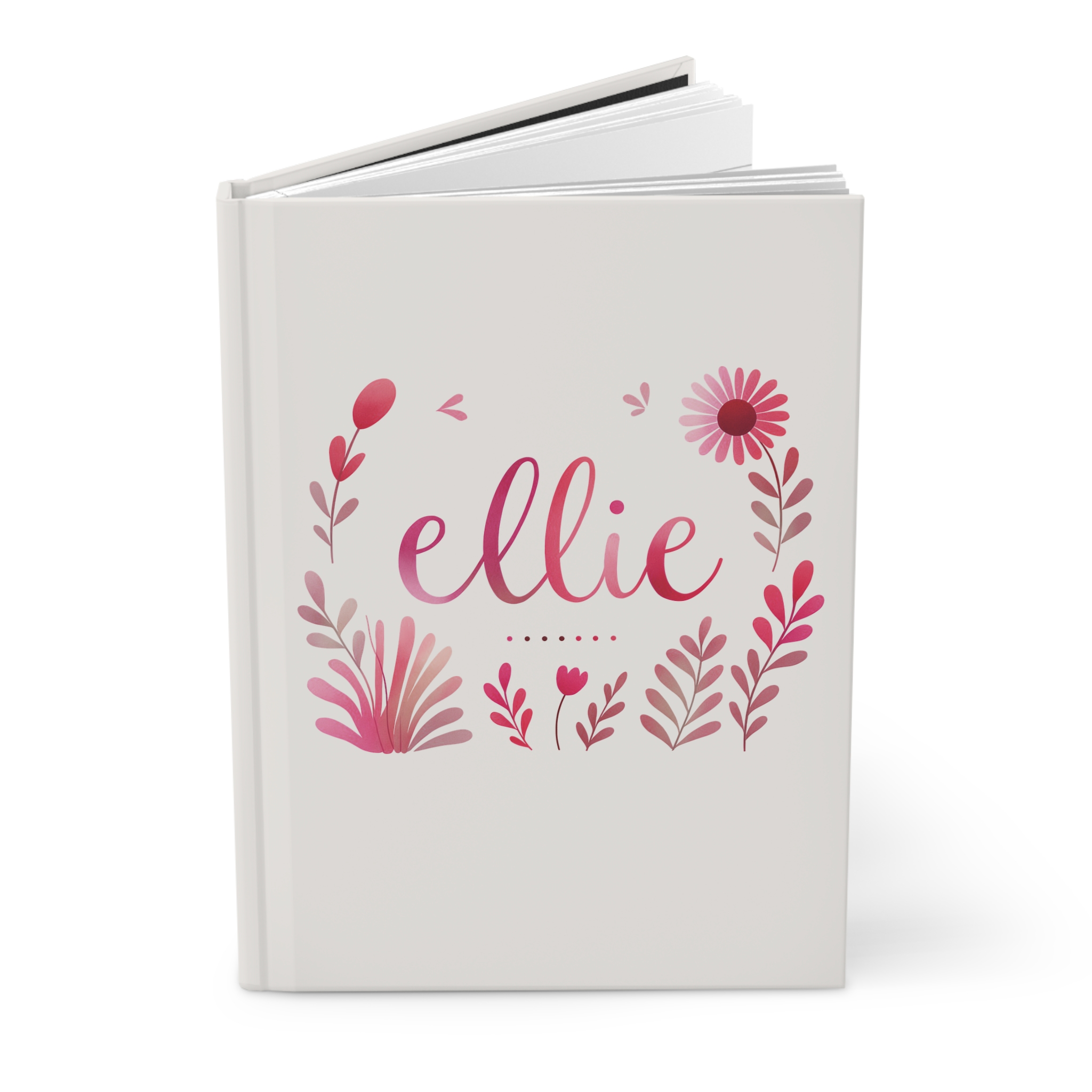 Personalized Wildflower Name Journal – Choose Your Style, Color & Name