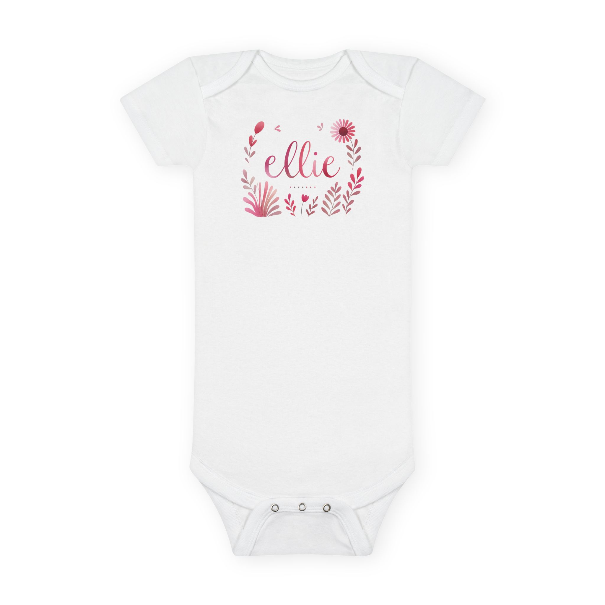 Ellie Art Short Sleeve OnesieĀ® Ellie Art Short Sleeve OnesieĀ®