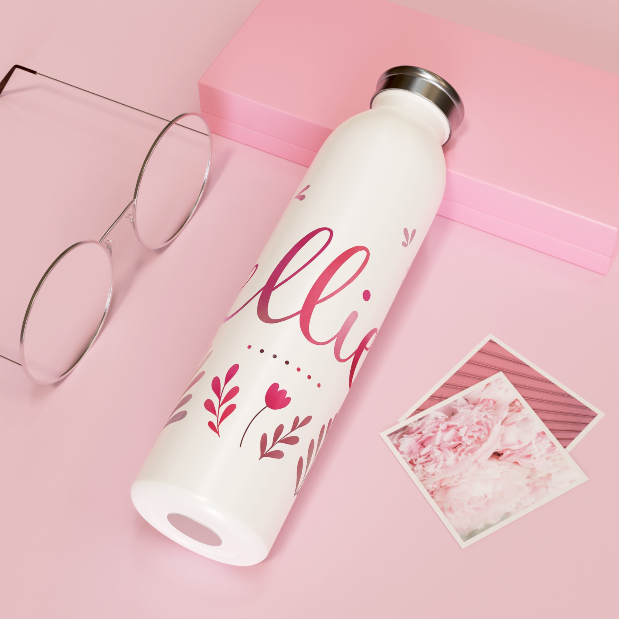 Ellie Stainless Steel Slim Water Bottle