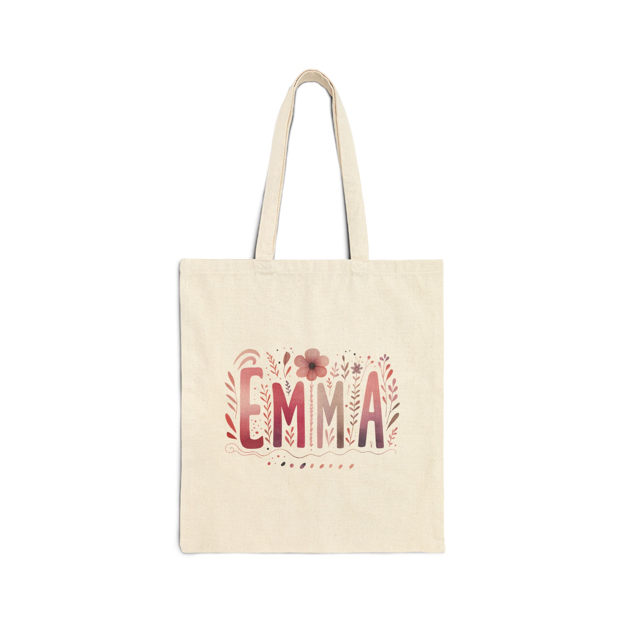 Emma Art Canvas Tote Bag