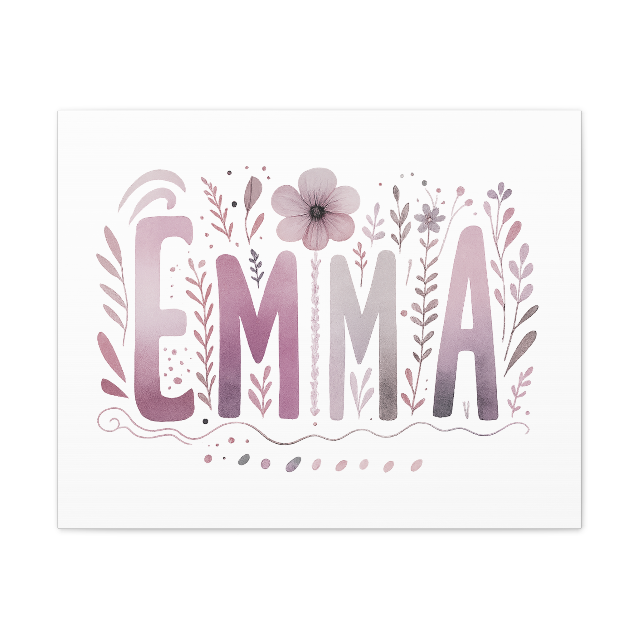 Emma Lavender Whisper Canvas, 0.75″