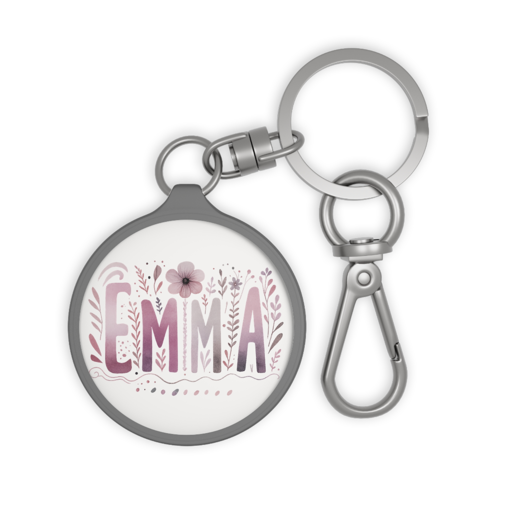 Emma Lavender Whisper Keychain Tag