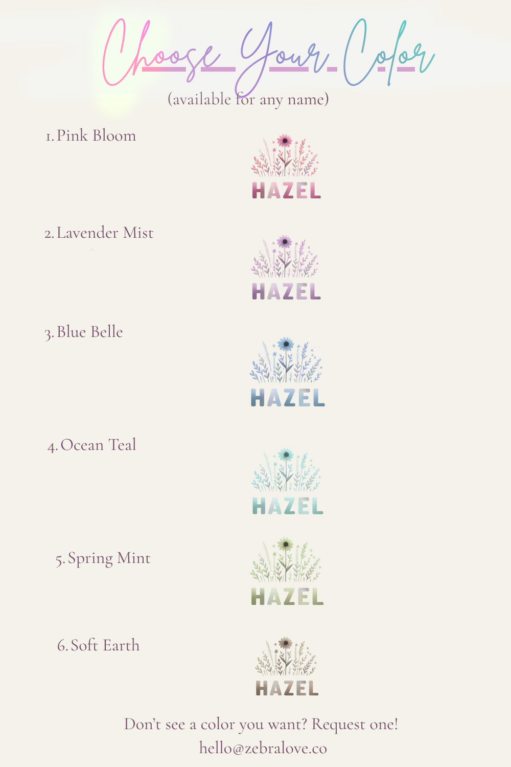 Blossom Mini Set – Hazel Pressed Petal