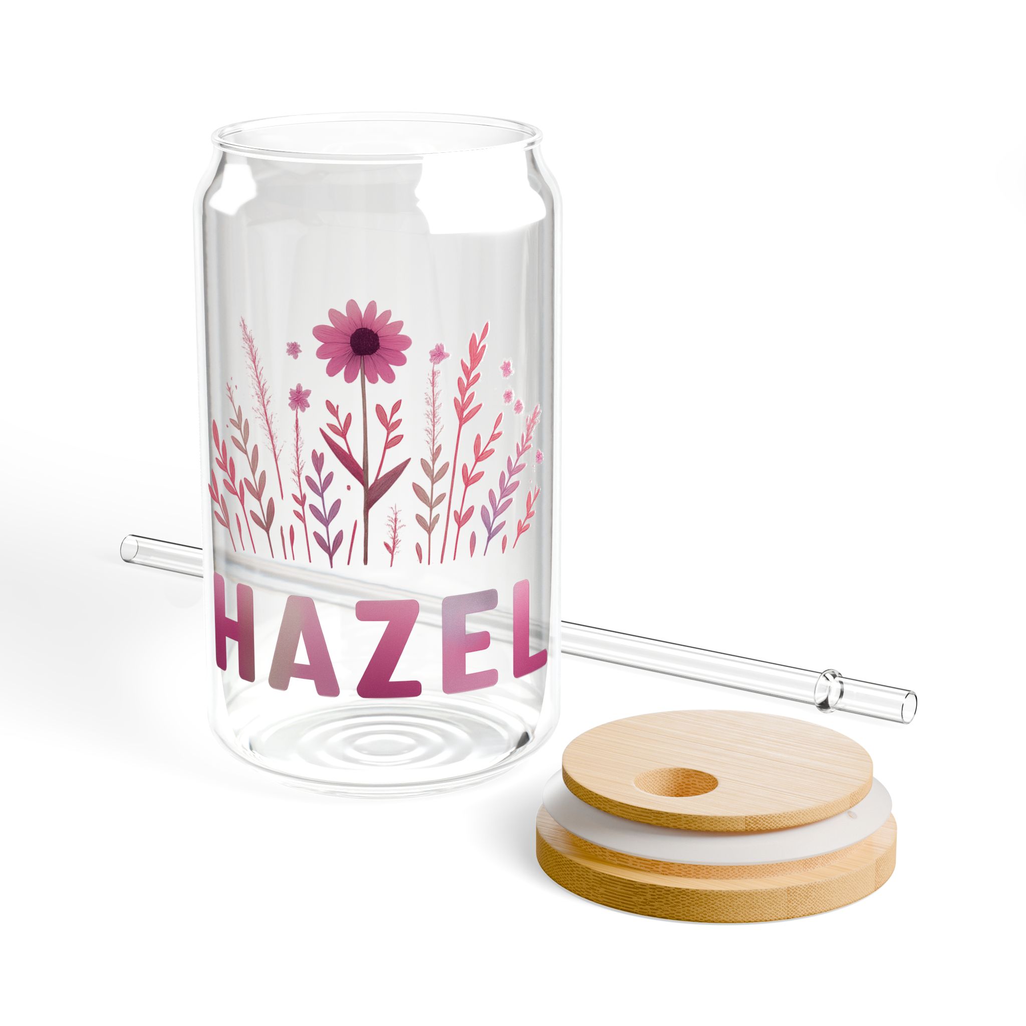 Hazel Art Glass Bamboo Tumbler