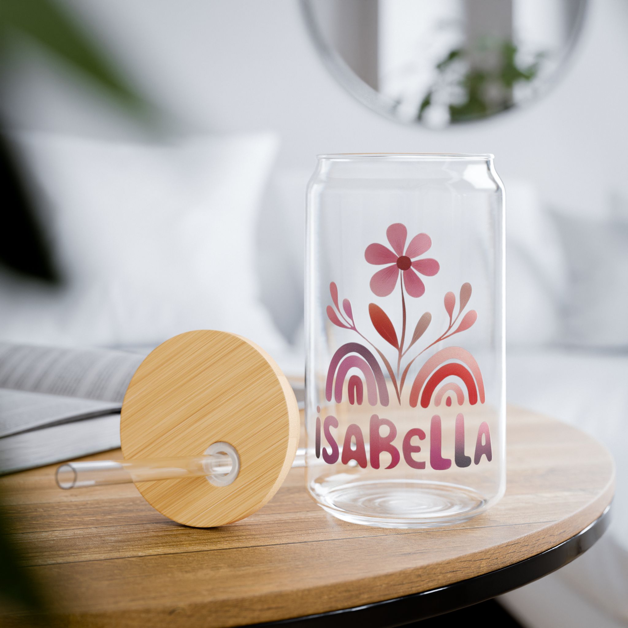 Isabella Art Glass Bamboo Tumbler