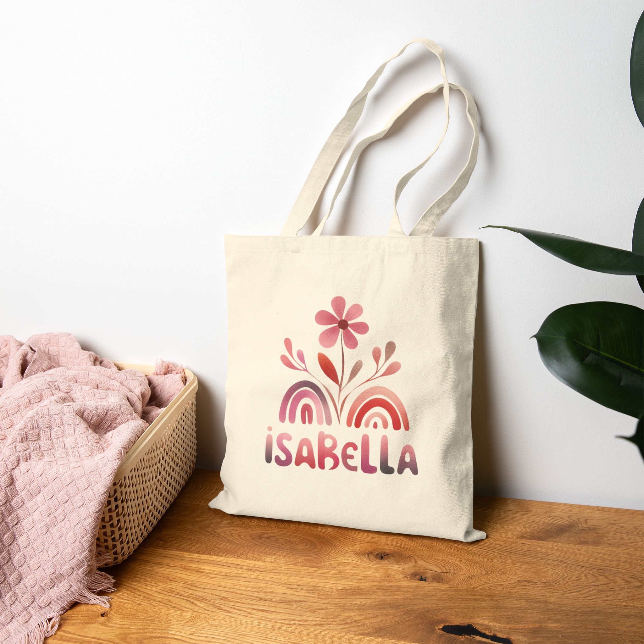 Isabella Art Canvas Tote Bag