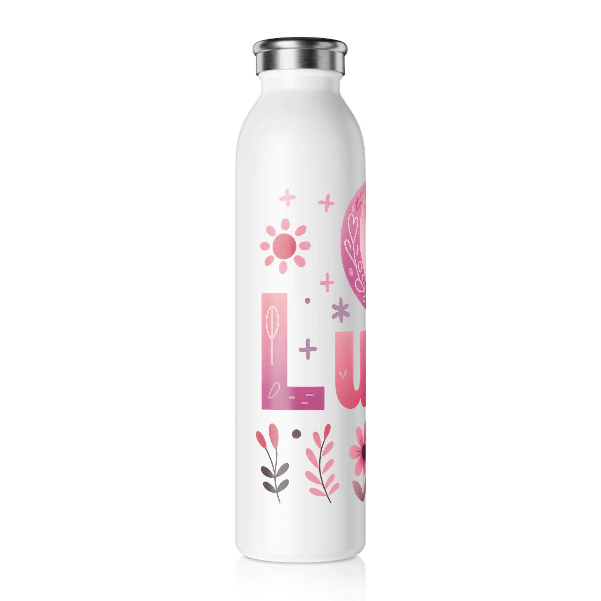 Luna Stainless Steel Slim Water Bottle