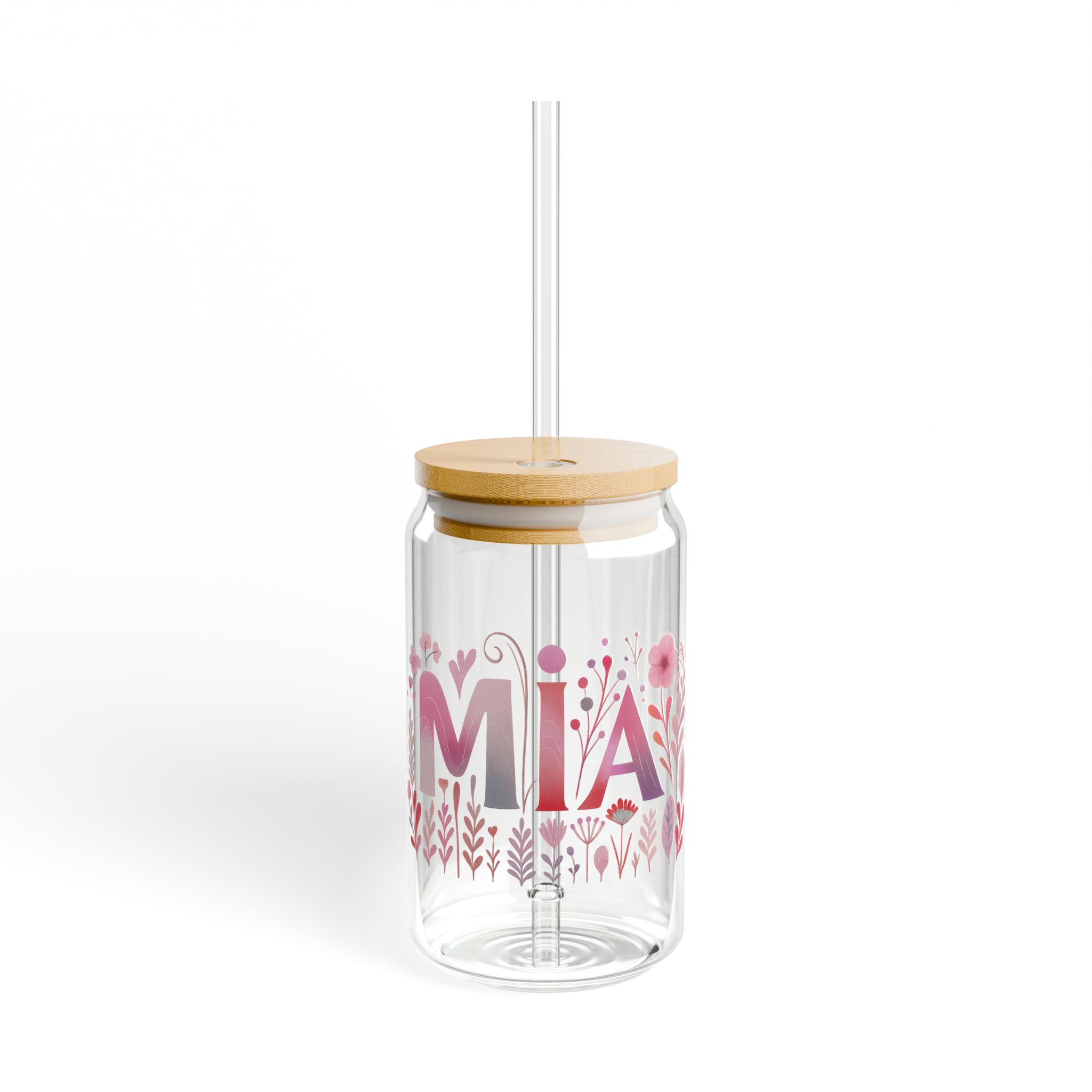 Mia Art Glass Bamboo Tumbler
