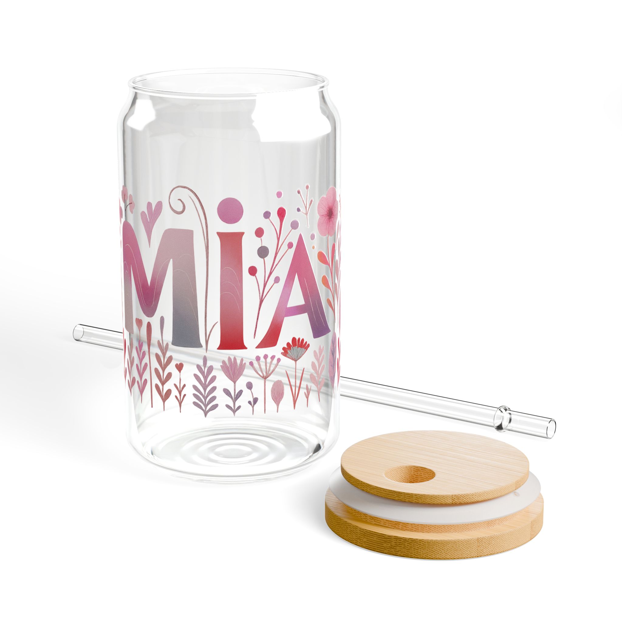 Mia Art Glass Bamboo Tumbler