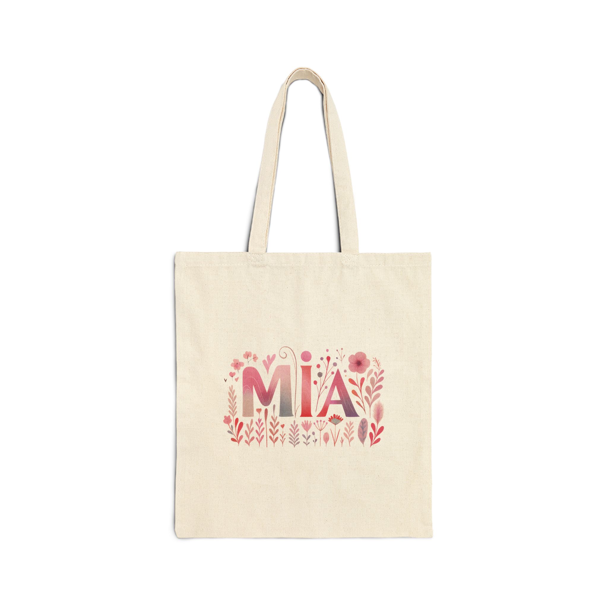 Mia Art Canvas Tote Bag