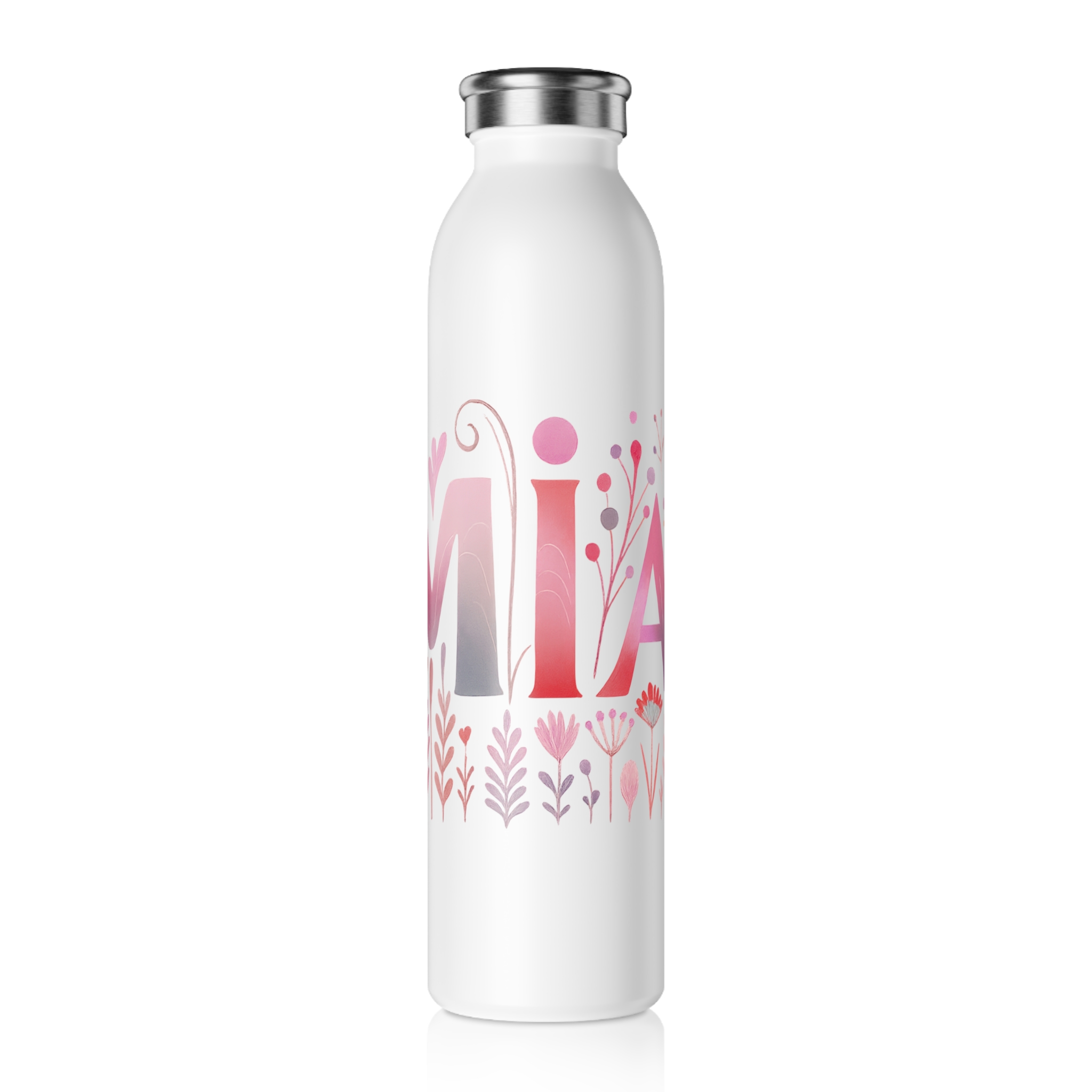 Mia Stainless Steel Slim Water Bottle
