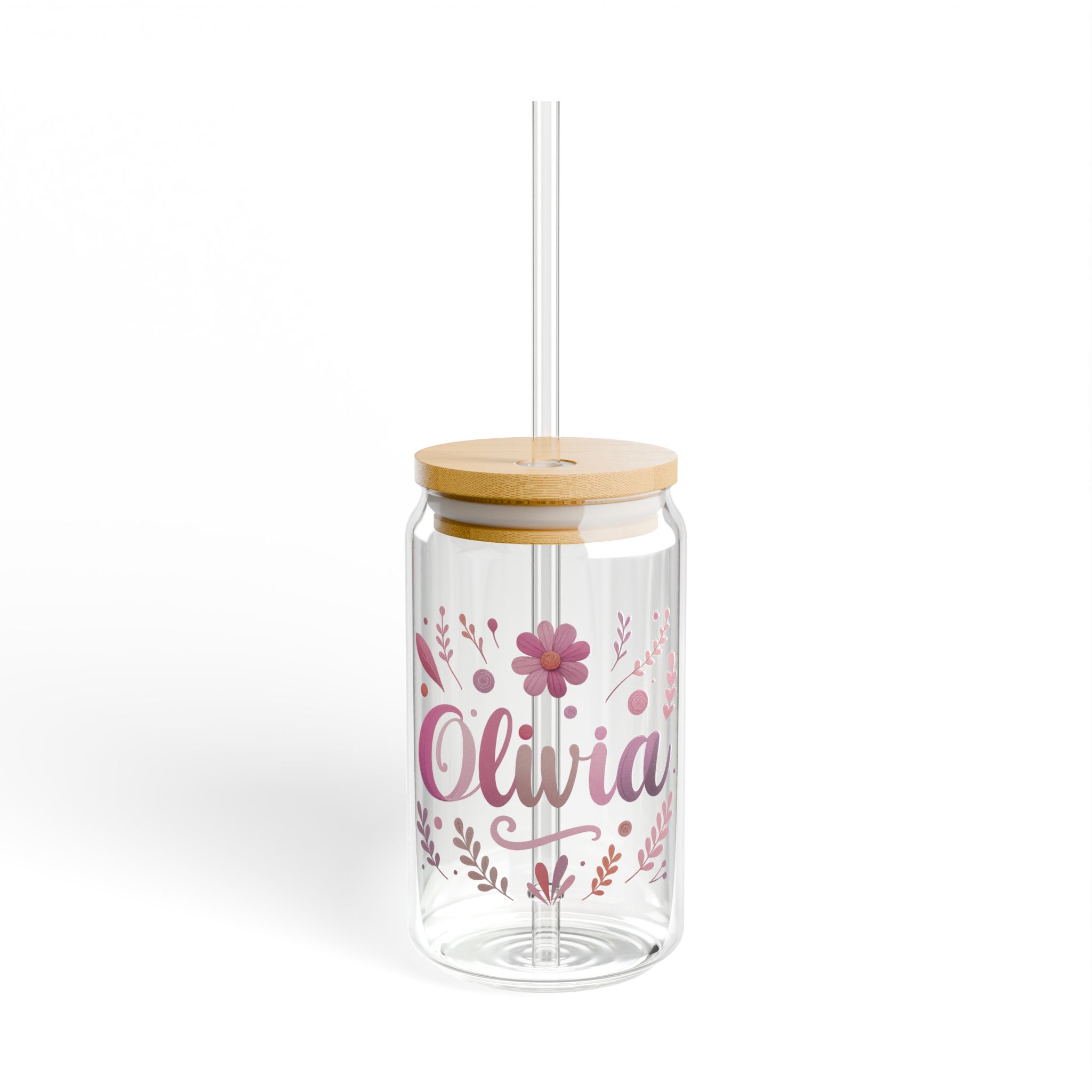 Olivia Art Glass Bamboo Tumbler