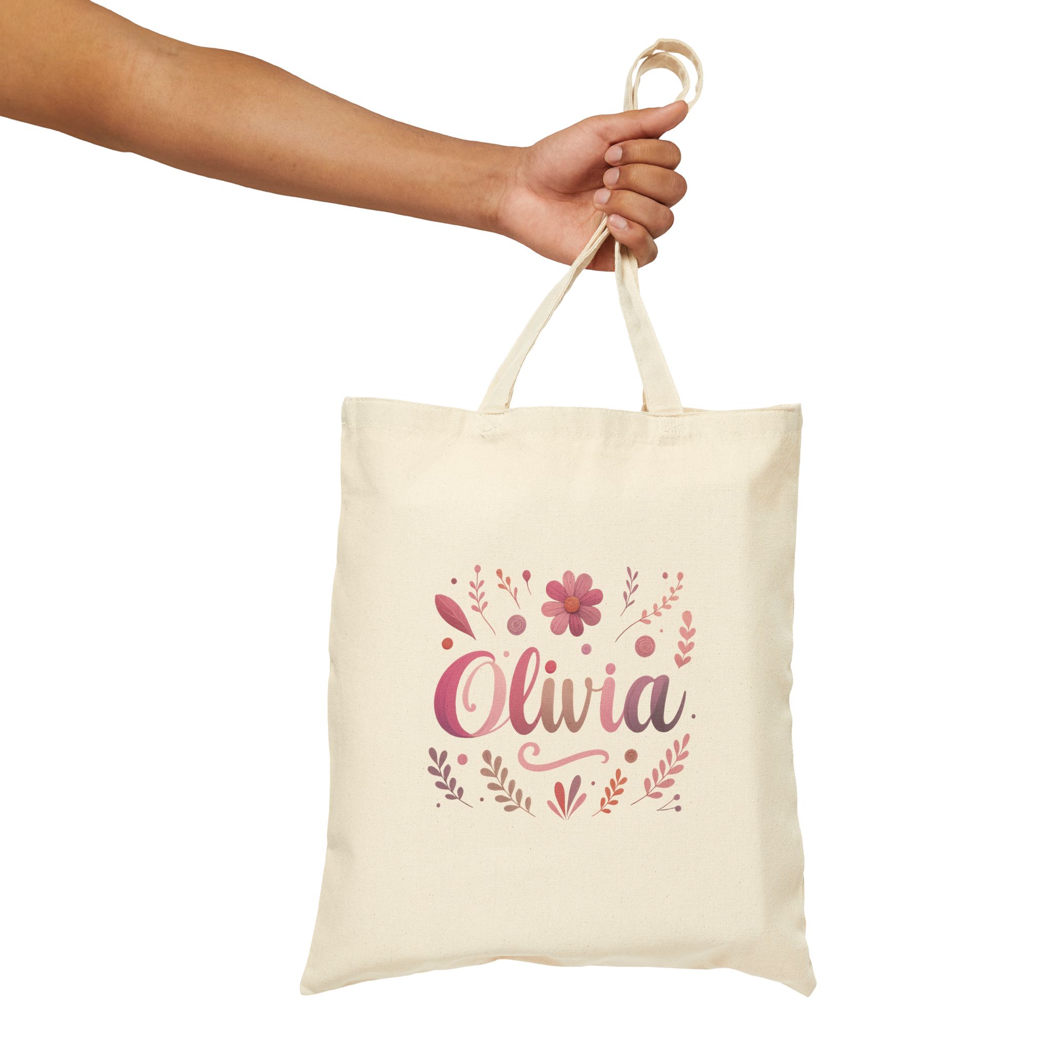 Olivia Art Canvas Tote Bag