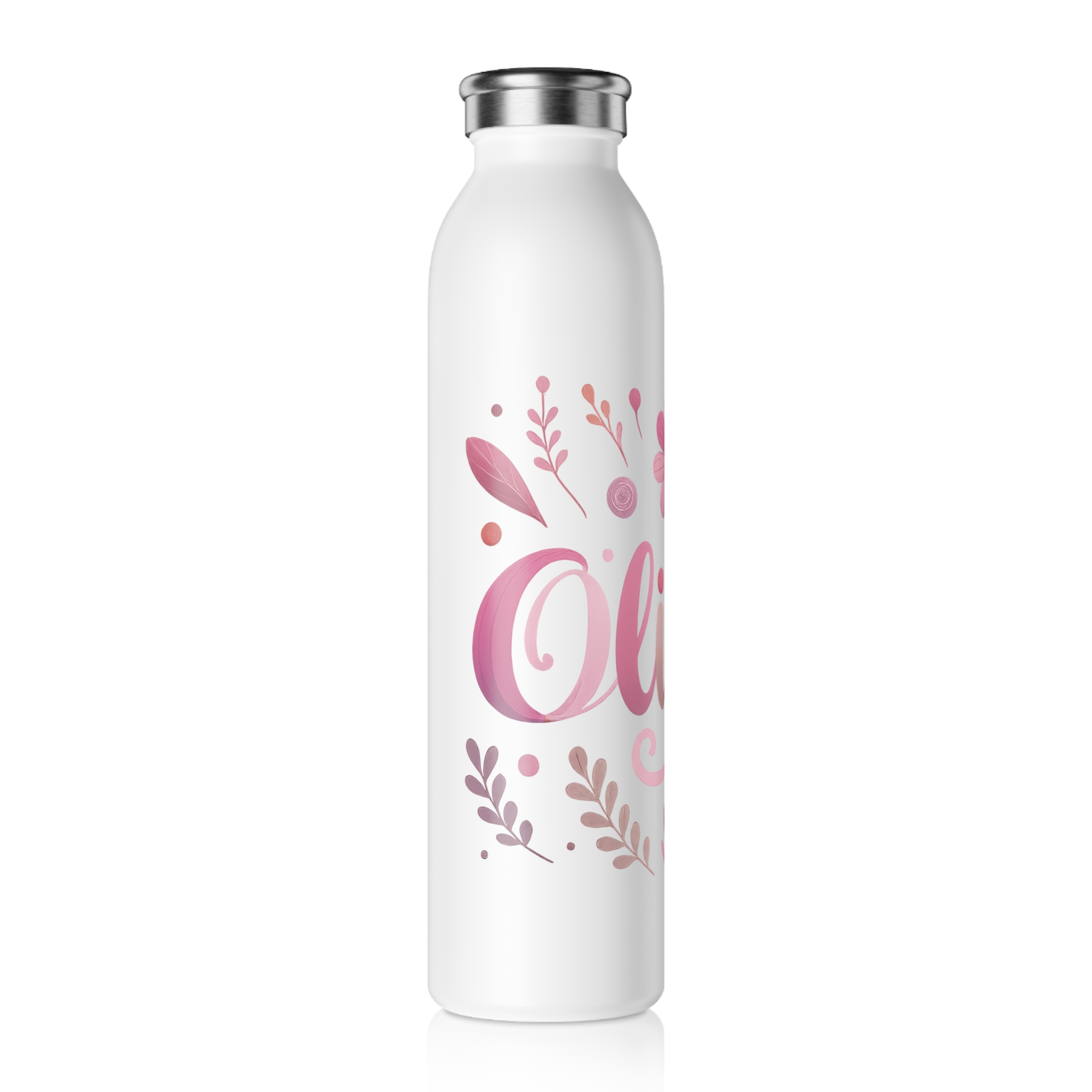 Olivia Stainless Steel Slim Water Bottle