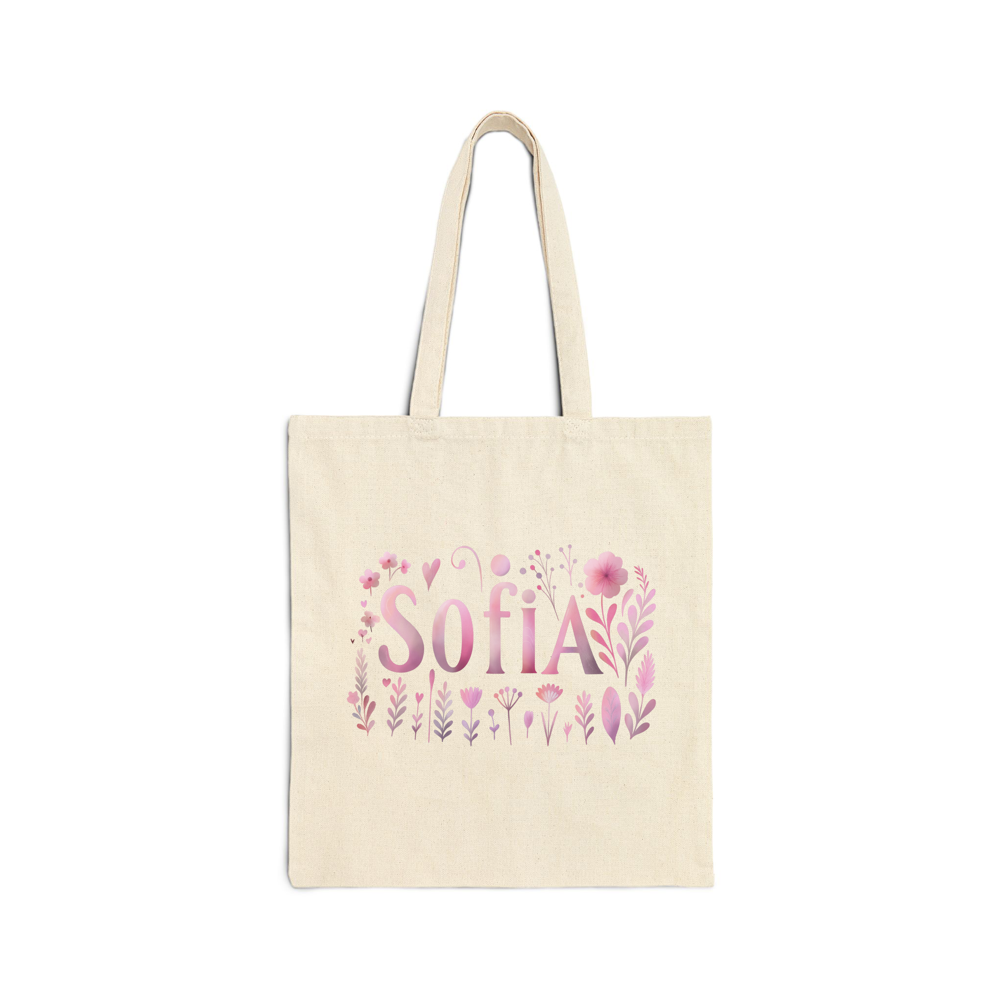 Sofia Art Canvas Tote Bag