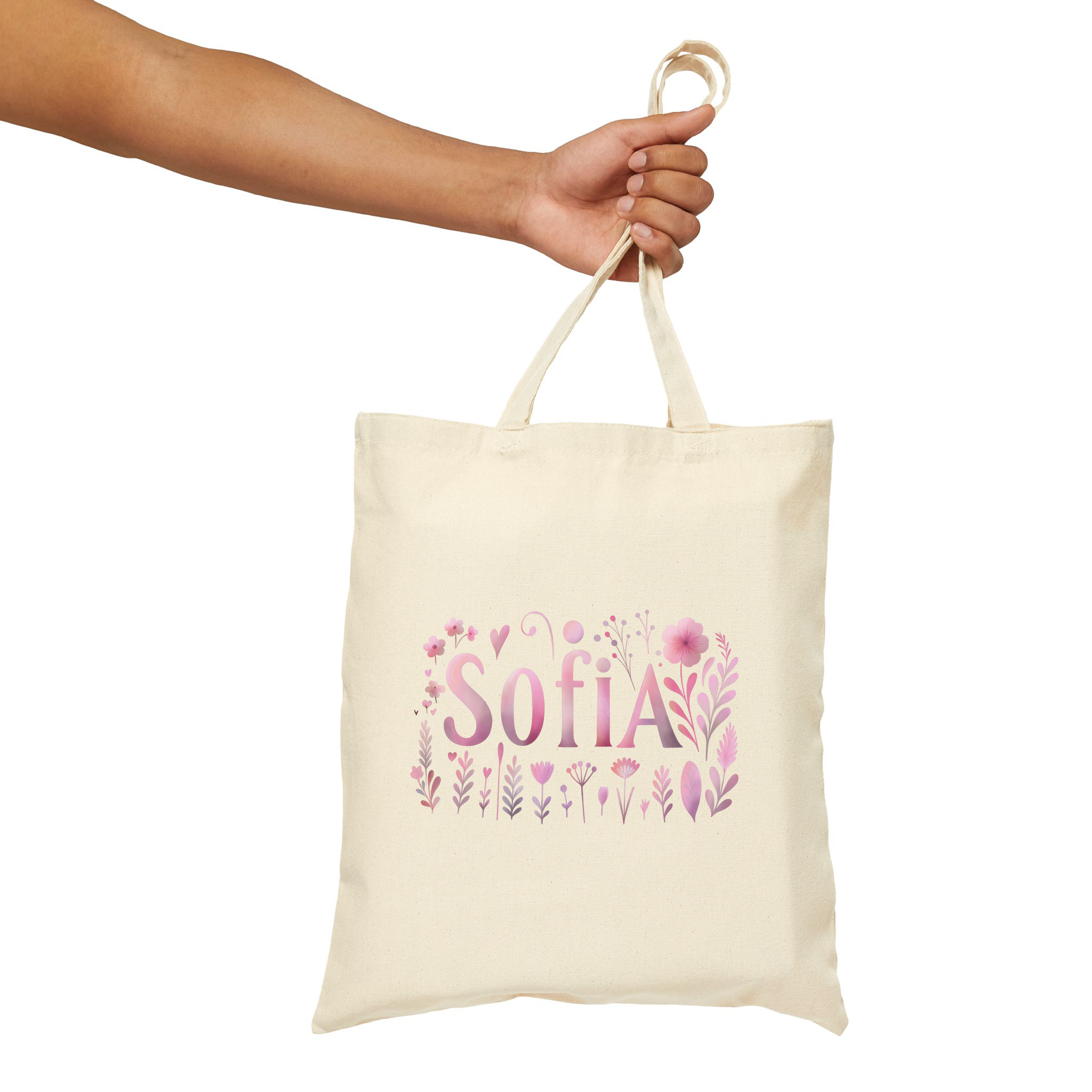 Sofia Art Canvas Tote Bag