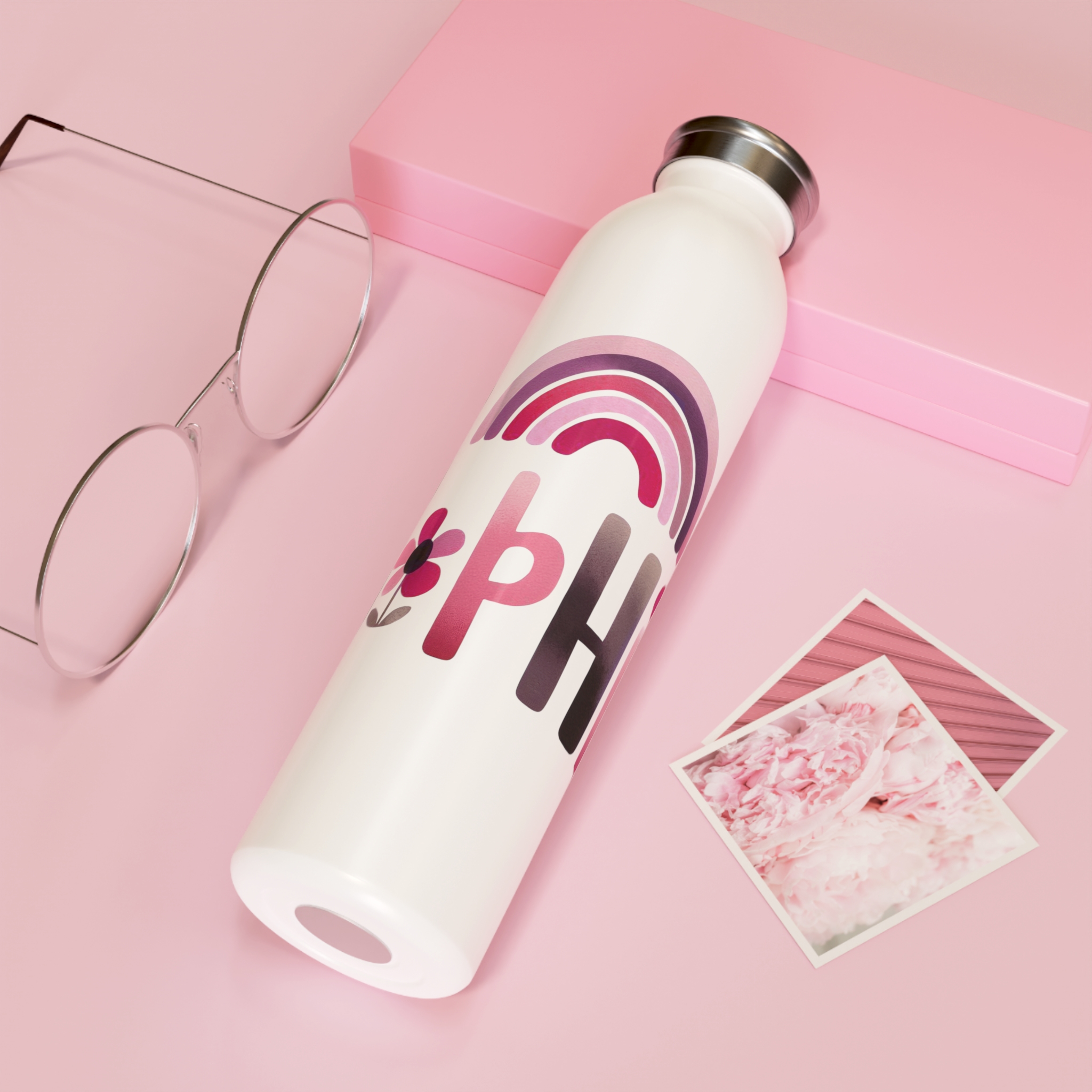 Sophia Stainless Steel Slim Water Bottle
