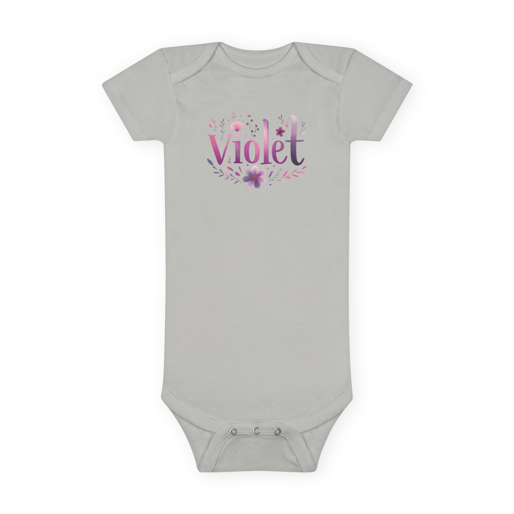 Violet Art Short Sleeve Onesie®