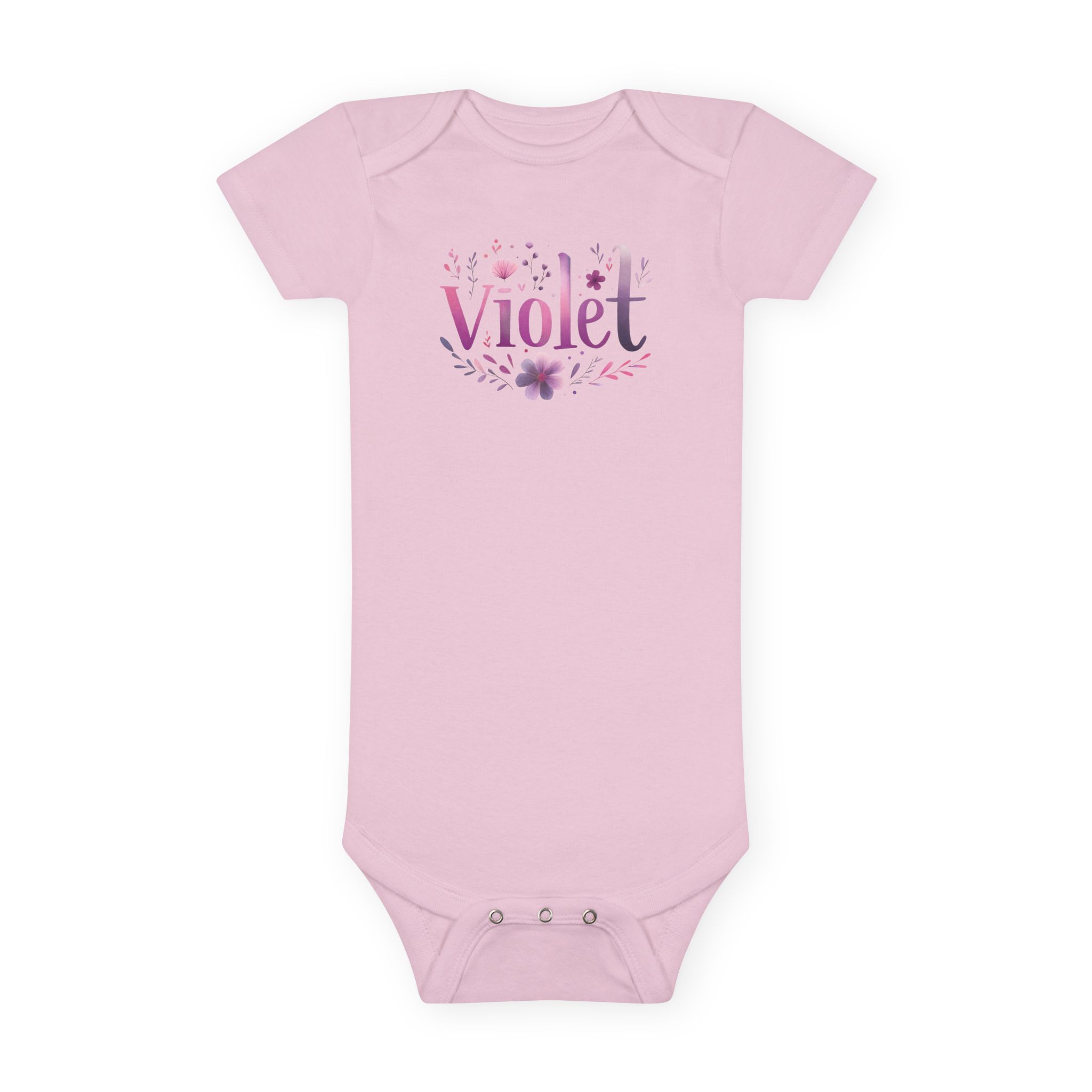 Violet Art Short Sleeve Onesie®