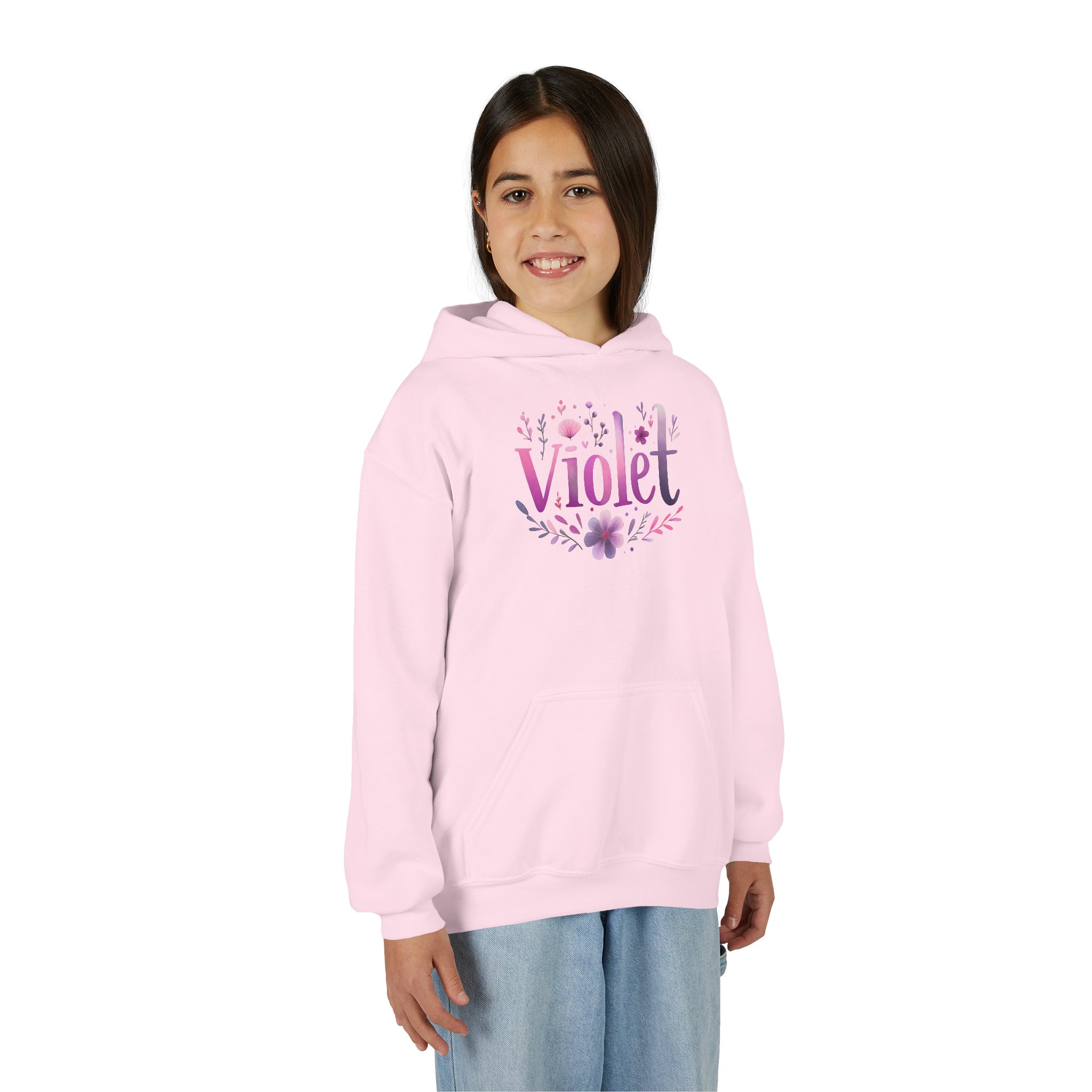 Violet Art Youth Hoodie