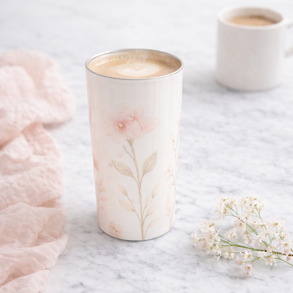 Floral Tumbler 20oz – Heirloom Garden