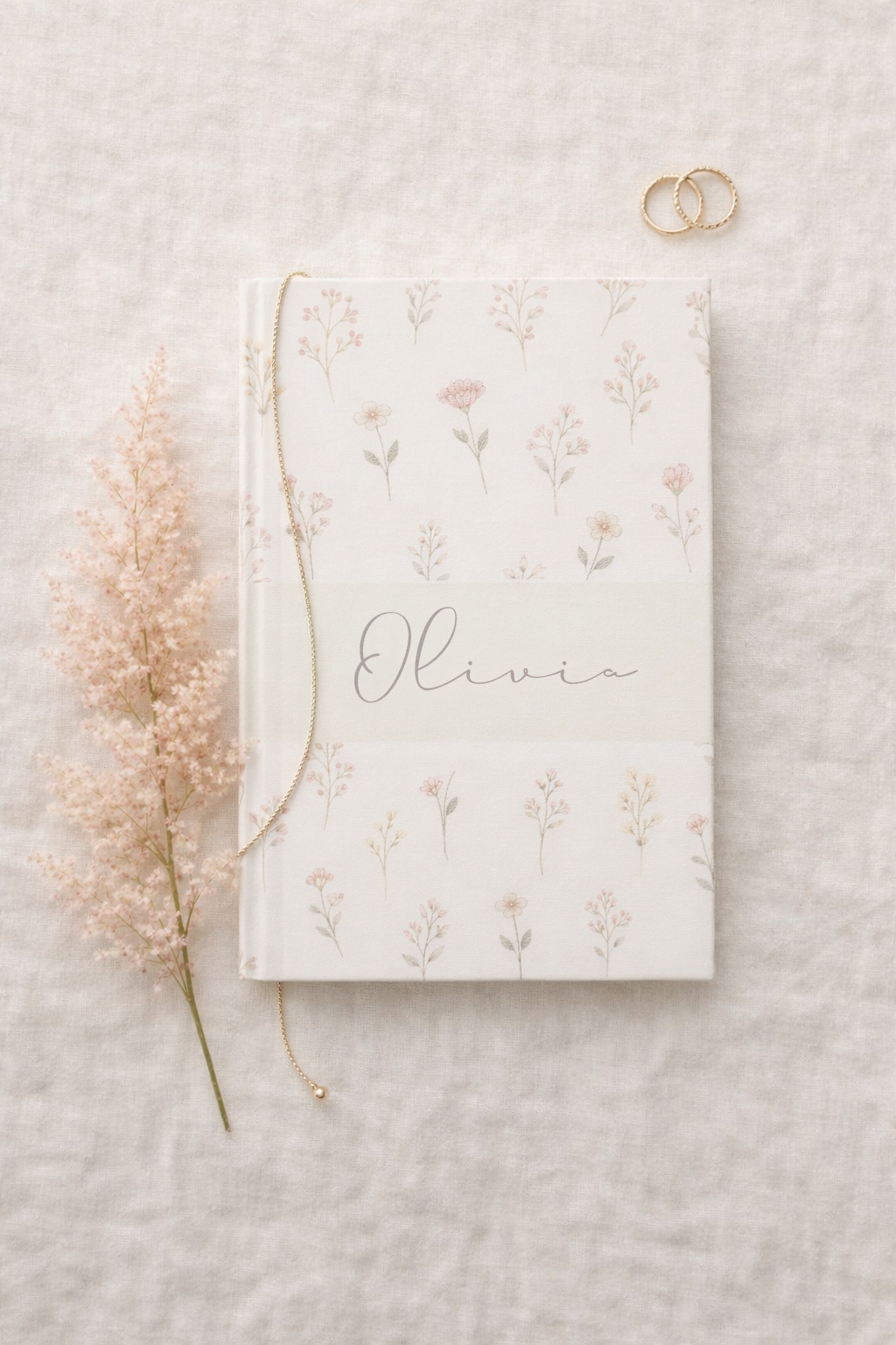 Personalized Floral Journal – Wildflower Heirloom