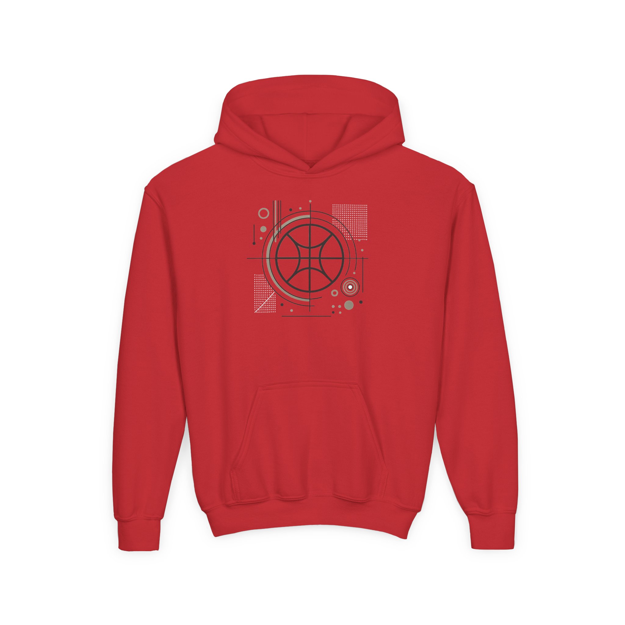 Geo Basketball Youth Hoodie