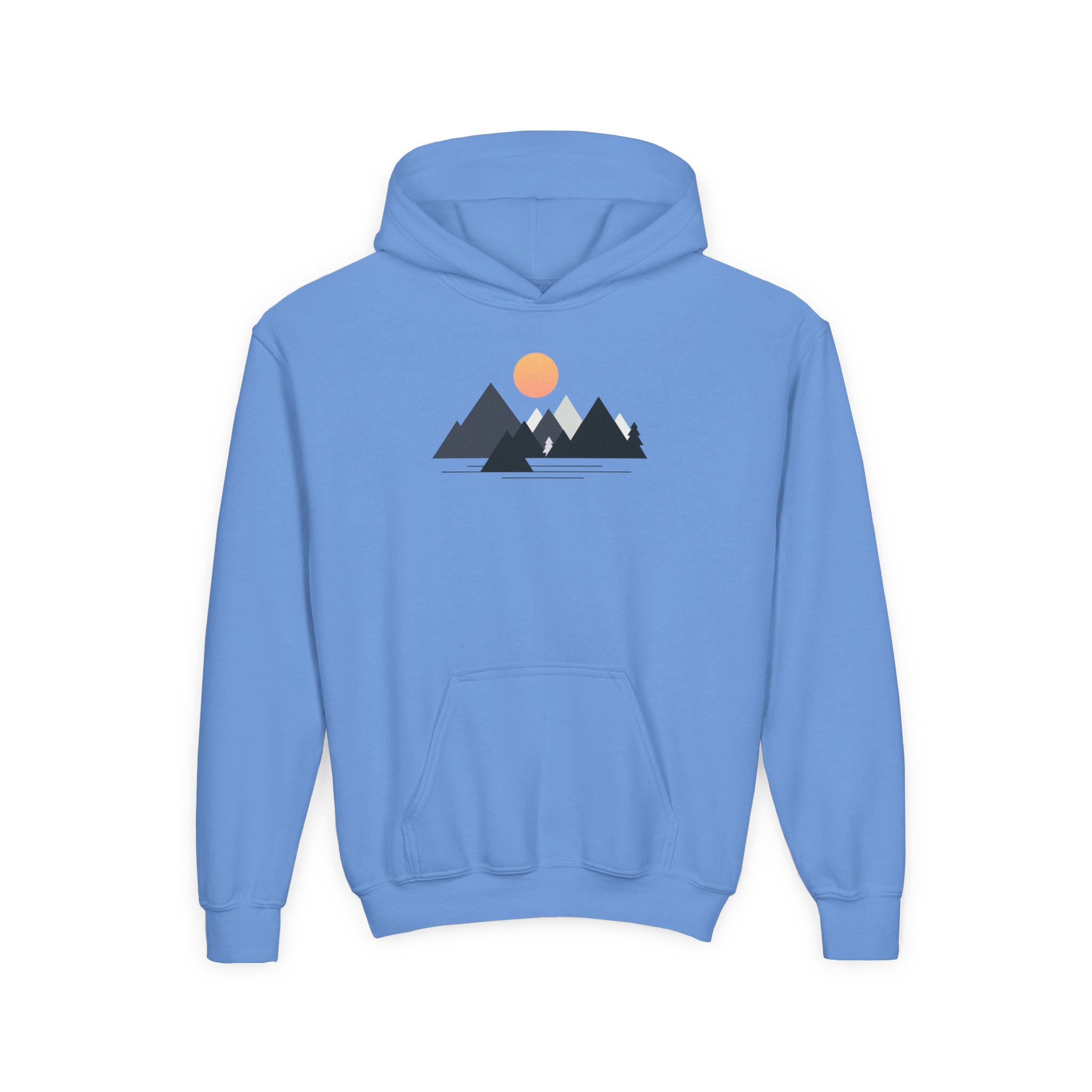 Geo Mountain Youth Hoodie