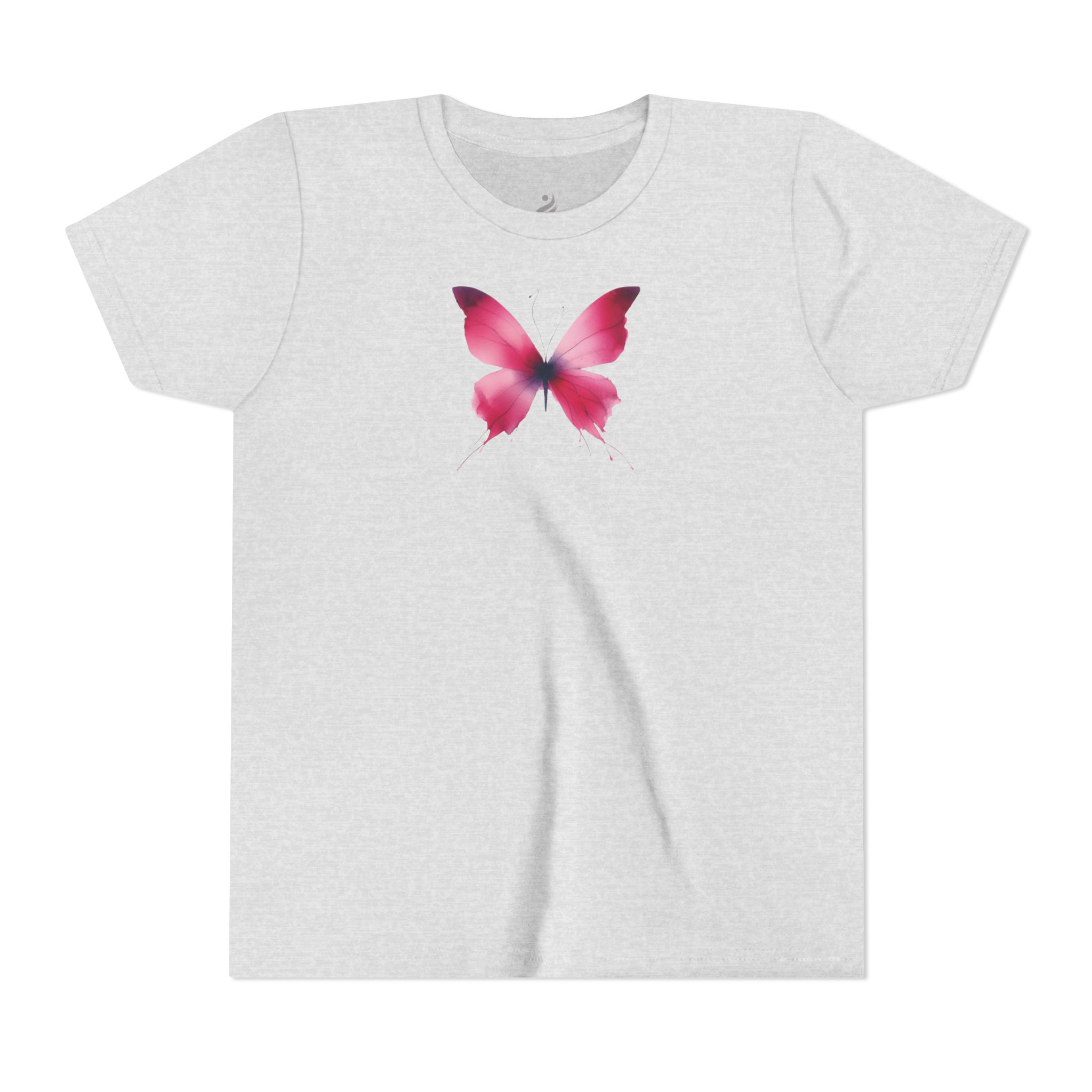 Fuchsia Butterfly Youth T-shirt