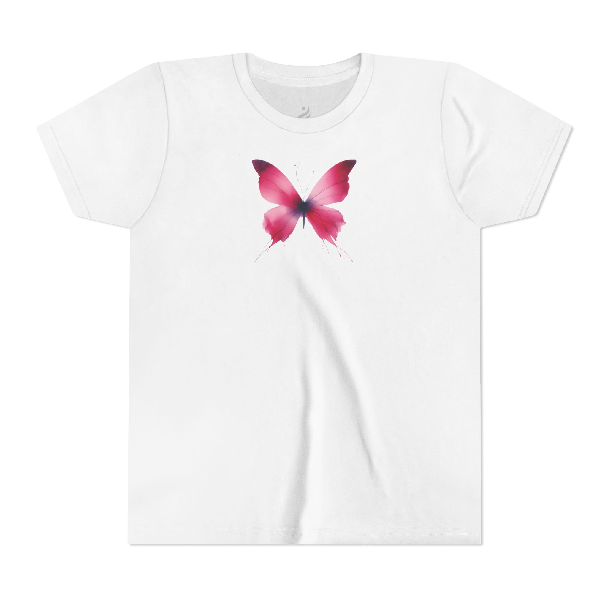 Fuchsia Butterfly Youth T-shirt