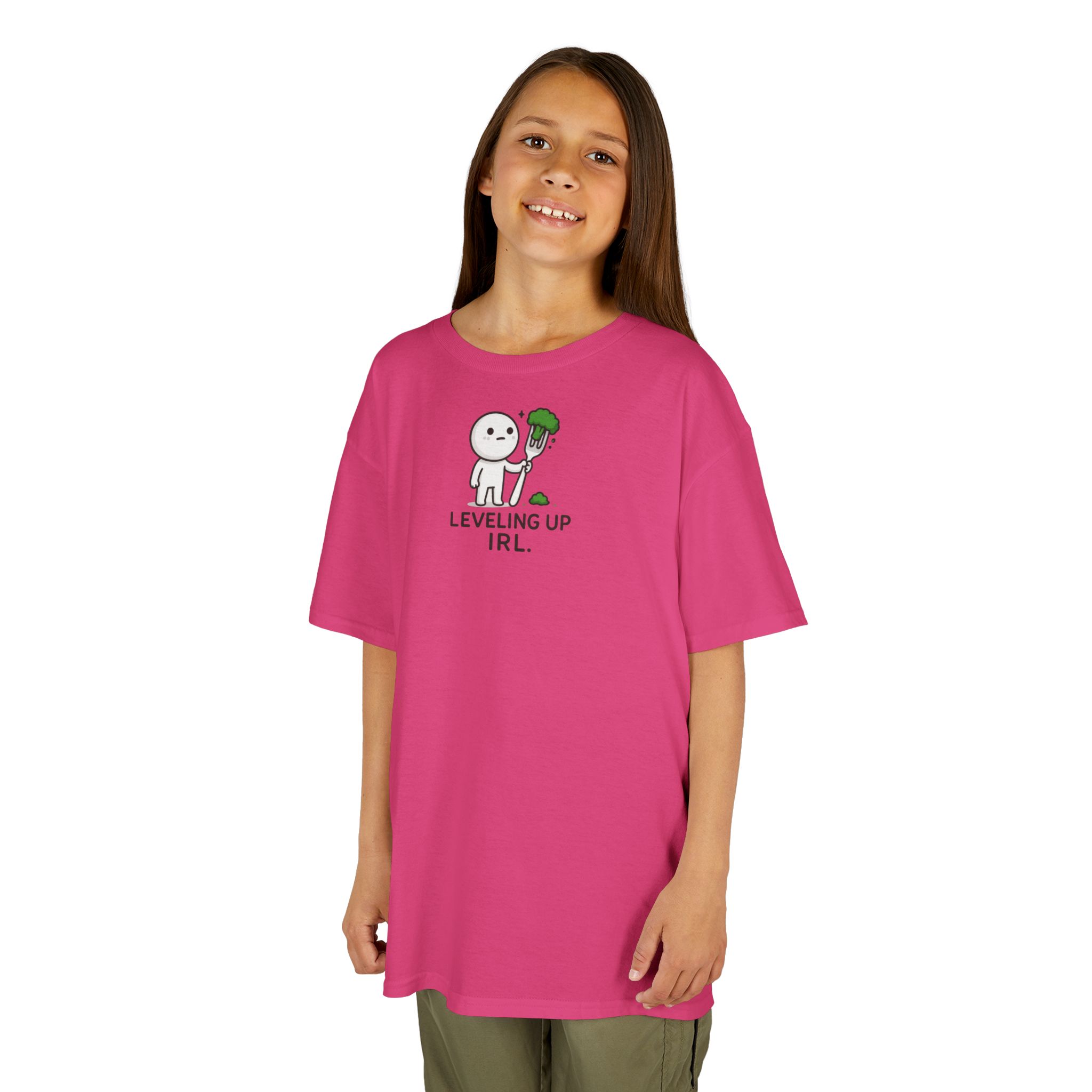 Level Up Broccoli Youth T-Shirt