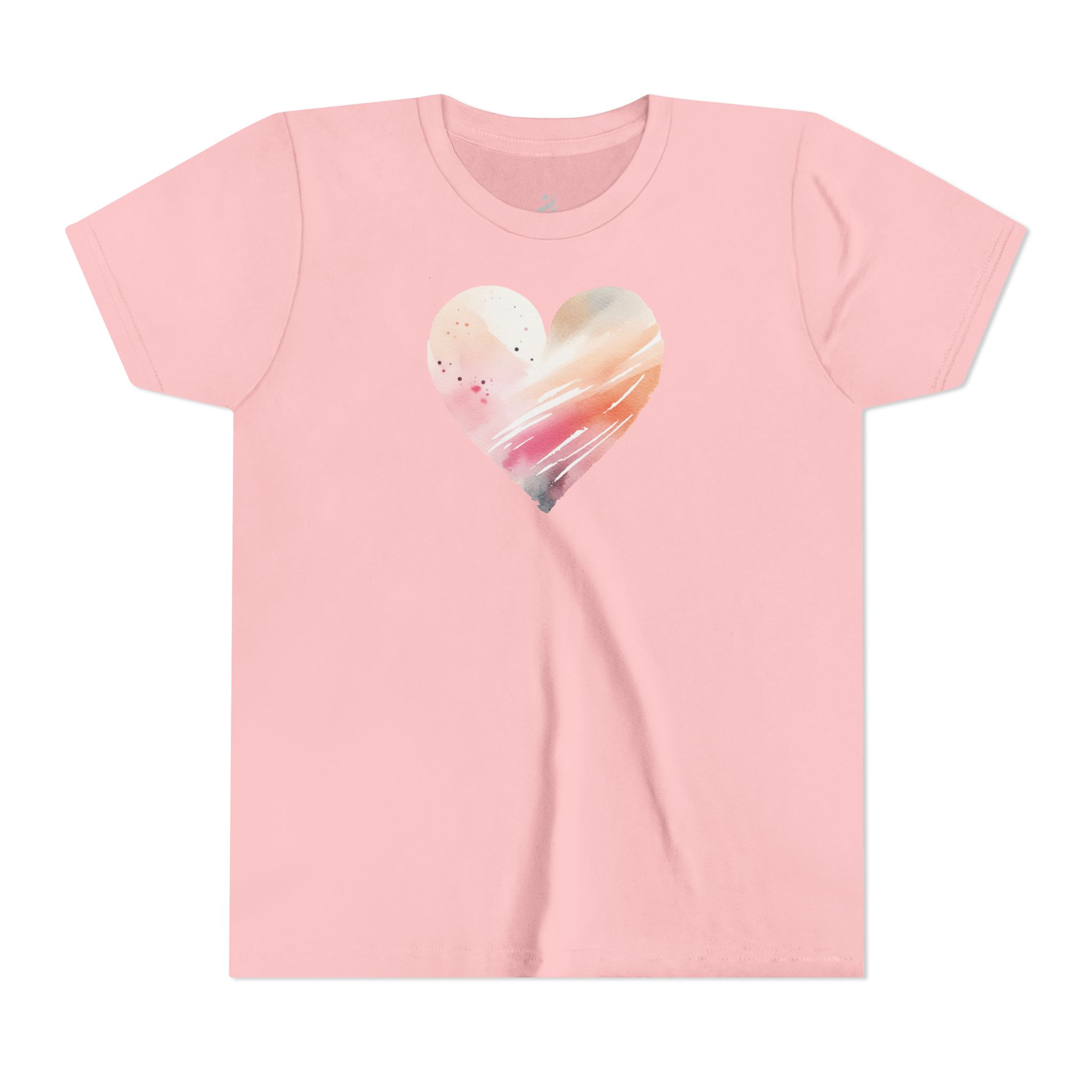 Watercolor Heart Youth T-shirt