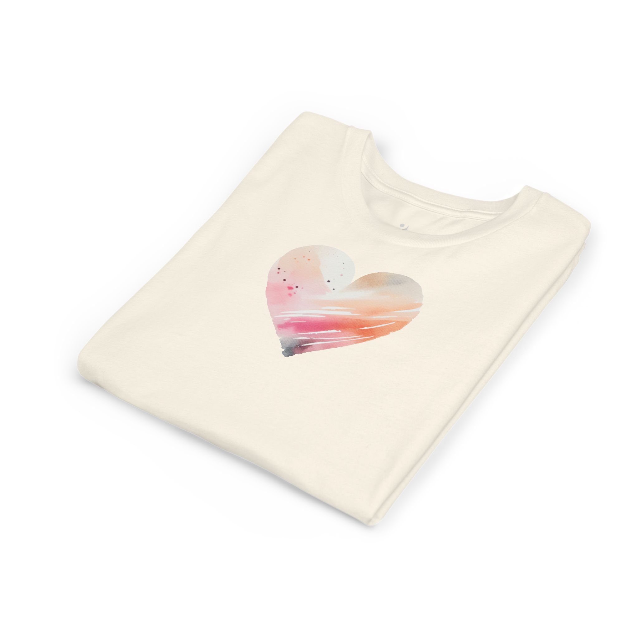 Watercolor Heart Youth T-shirt