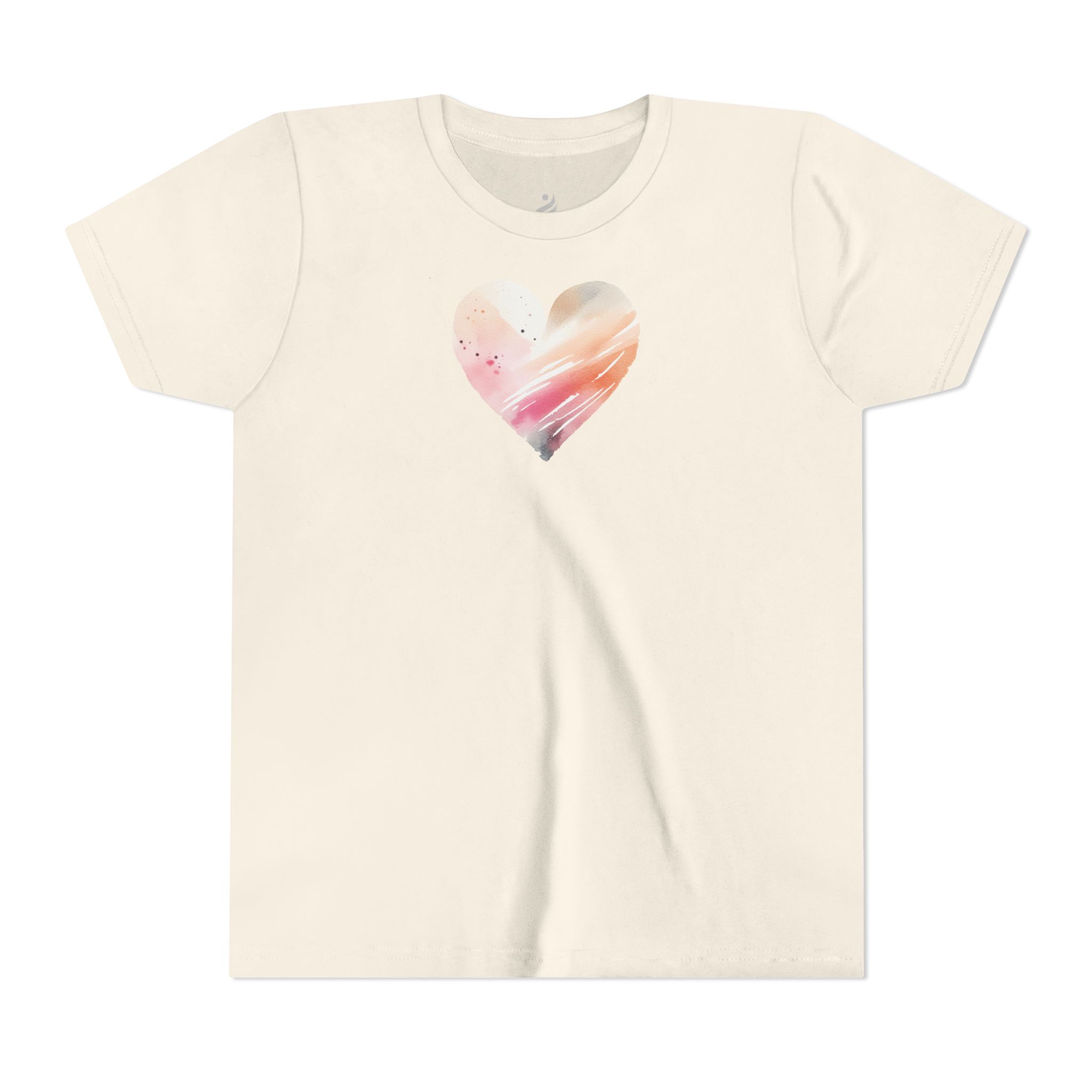Watercolor Heart Youth T-shirt